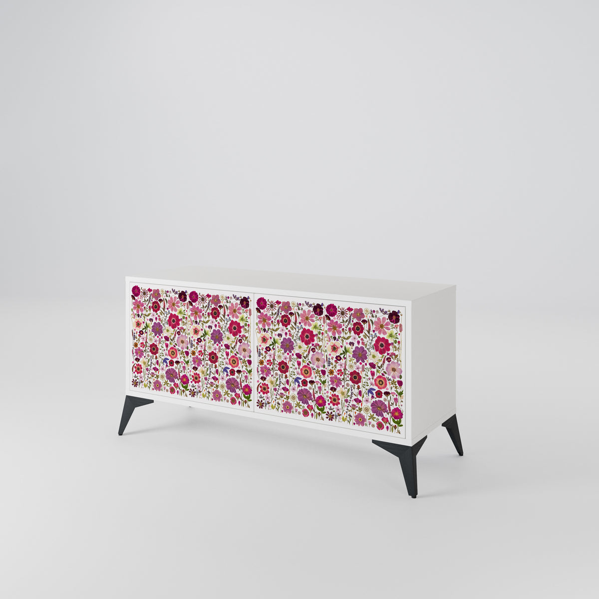 PETAL GARDEN Compact 2-Door TV Cabinet