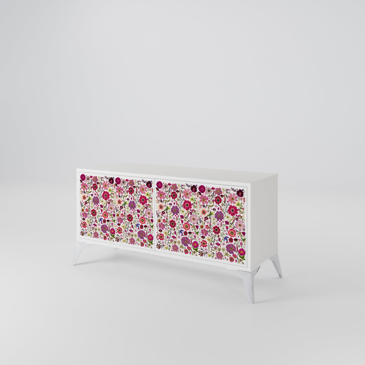 PETAL GARDEN Mueble de TV Compacto de 2 puertas