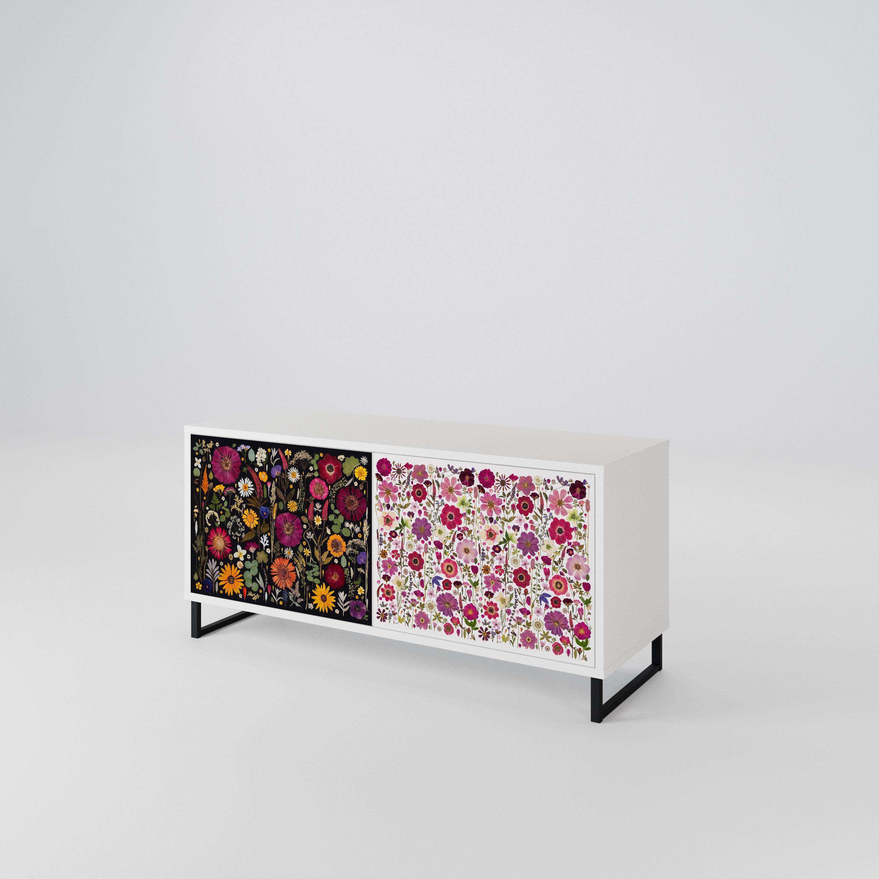 DAYNITE GARDEN Mueble de TV Compacto de 2 puertas