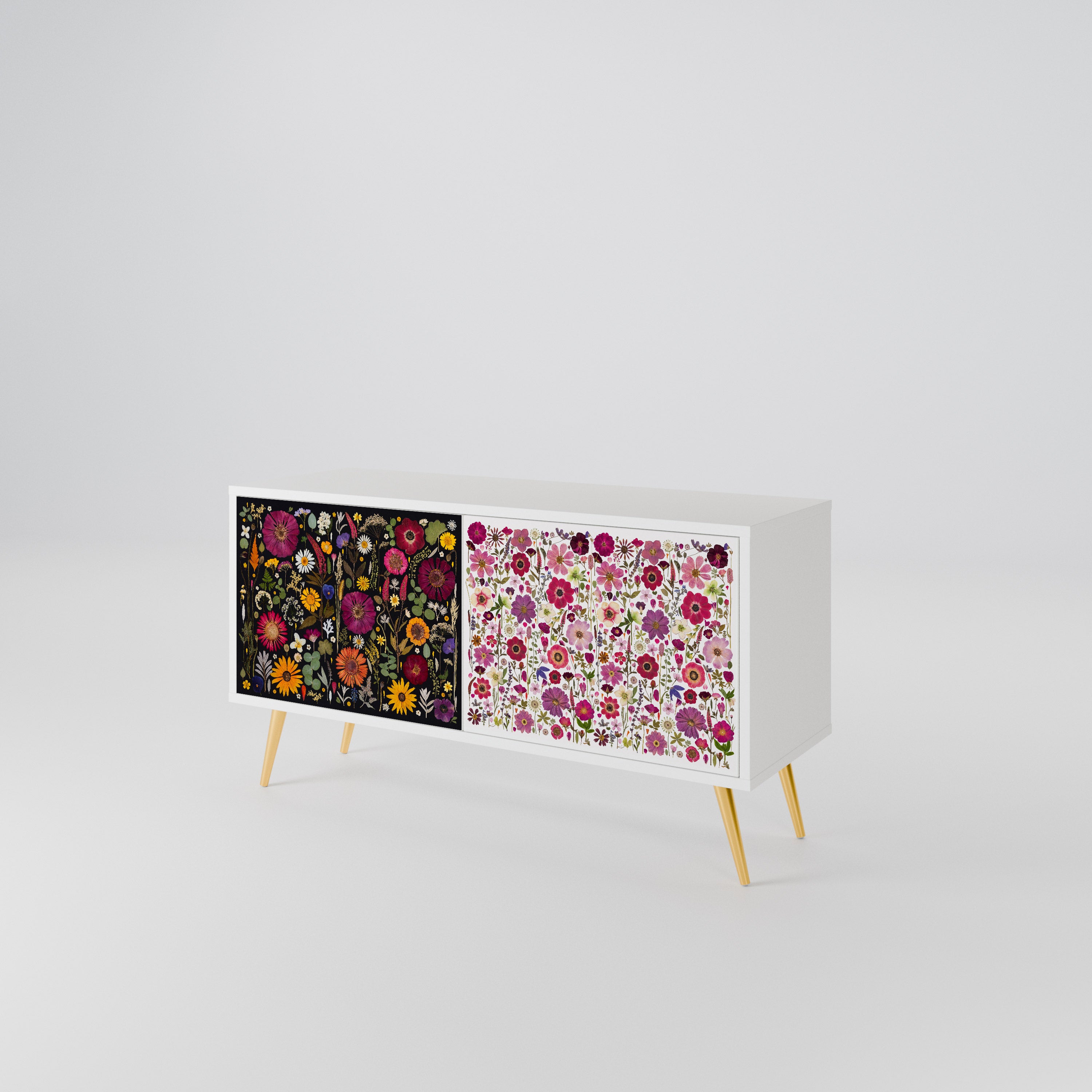 DAYNITE GARDEN Mueble de TV Compacto de 2 puertas