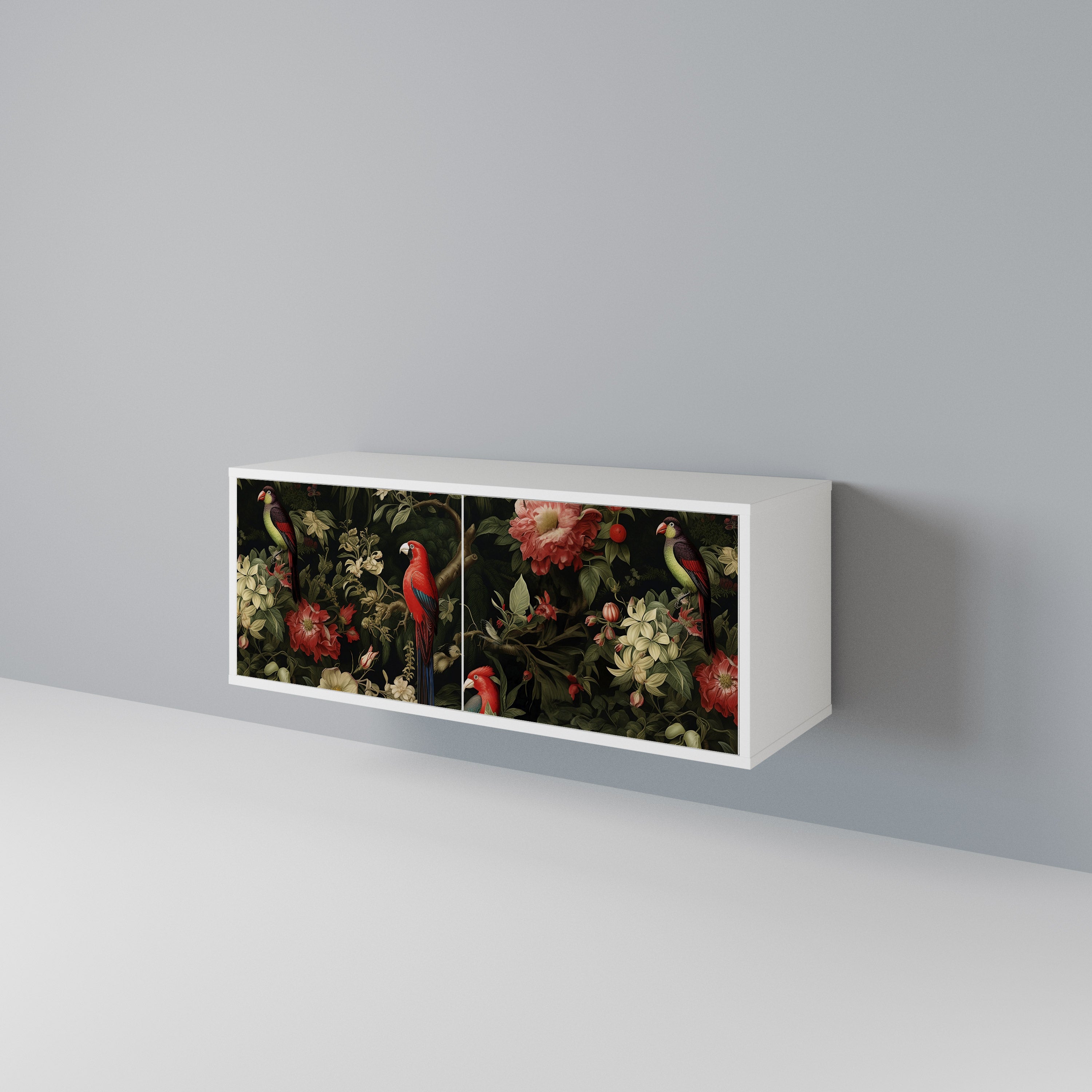 FLORAL FANTASIA Mueble de TV Compacto de 2 puertas