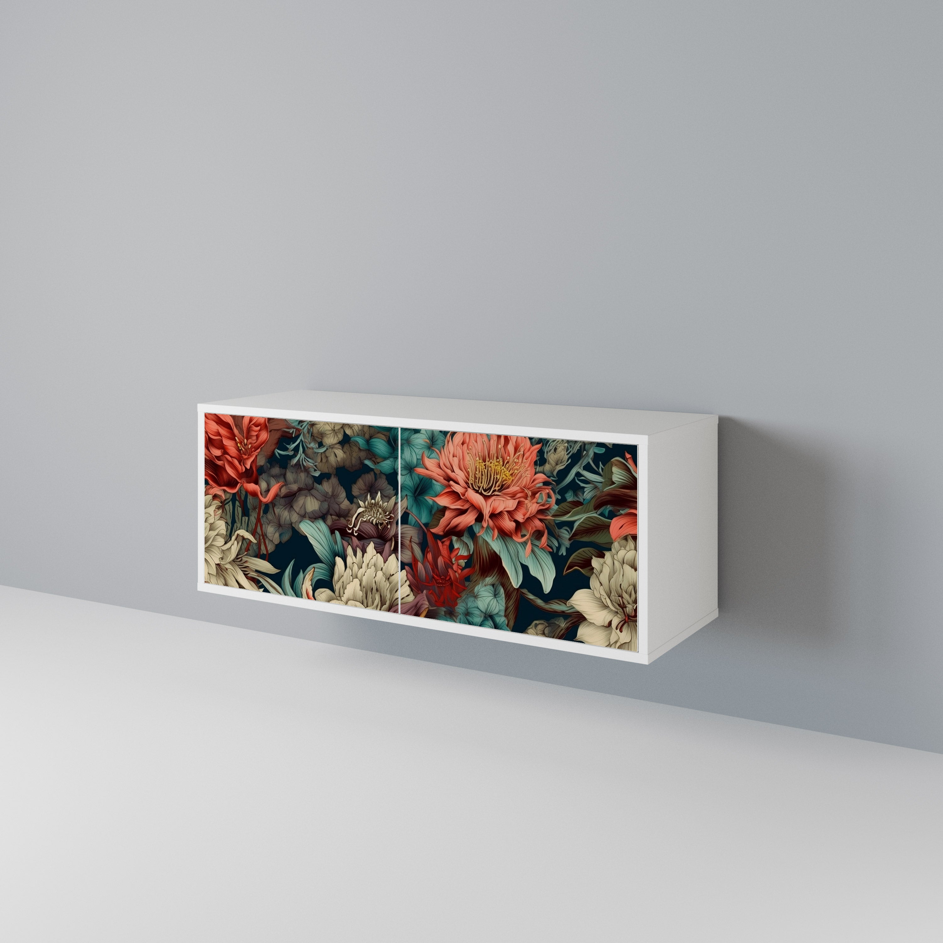 SPROUTING GRACE Mueble de TV Compacto de 2 puertas