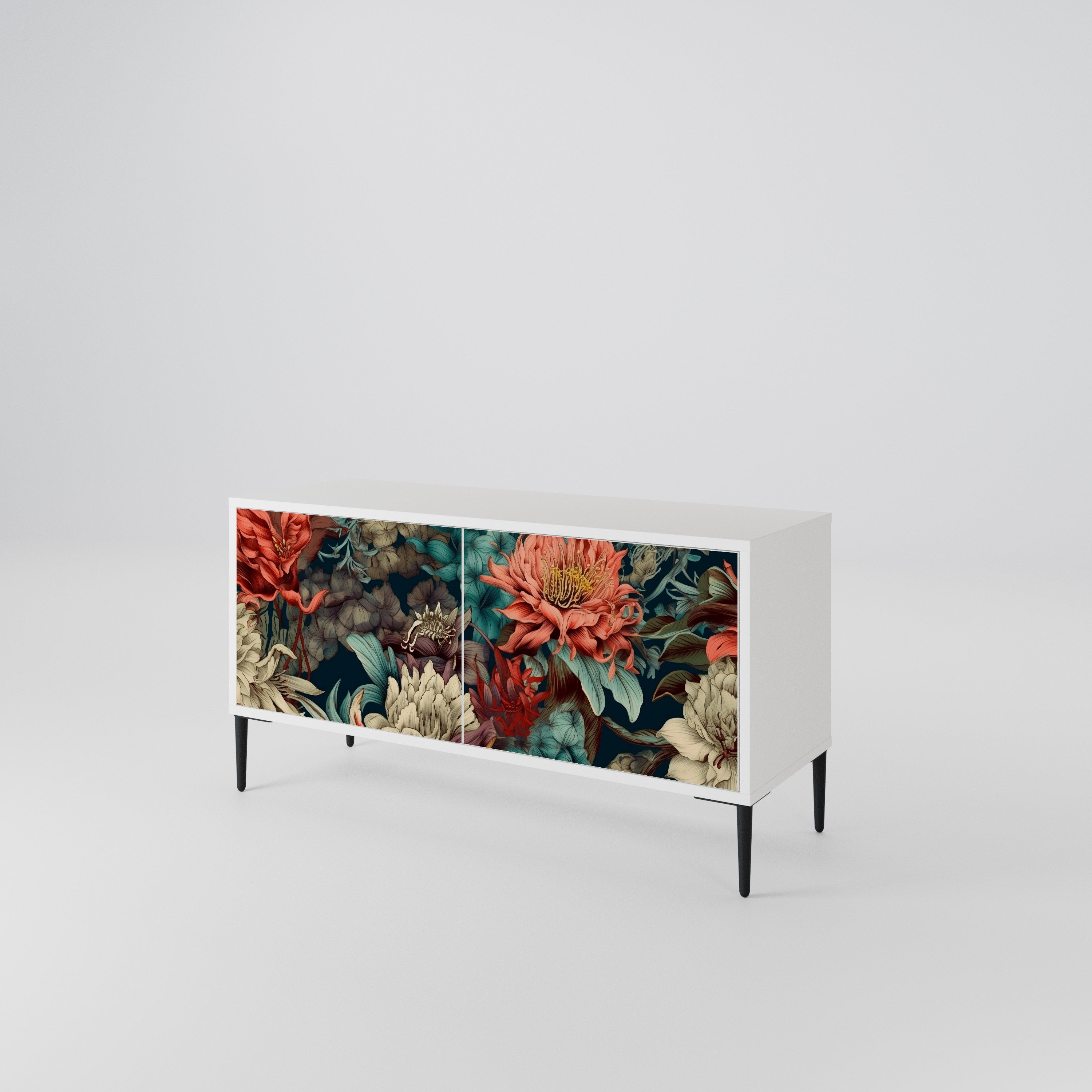 SPROUTING GRACE Mueble de TV Compacto de 2 puertas