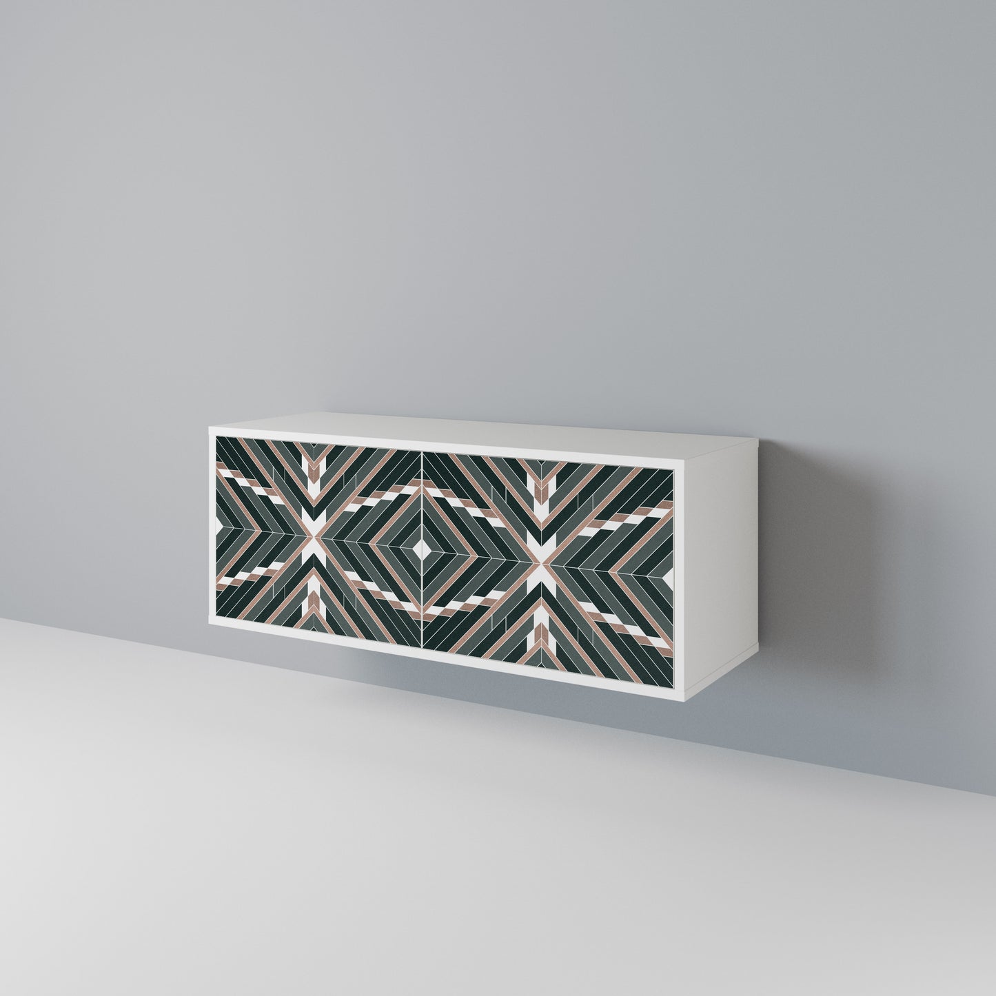 DIMENSION DELIGHTS Compact 2-Door TV Cabinet
