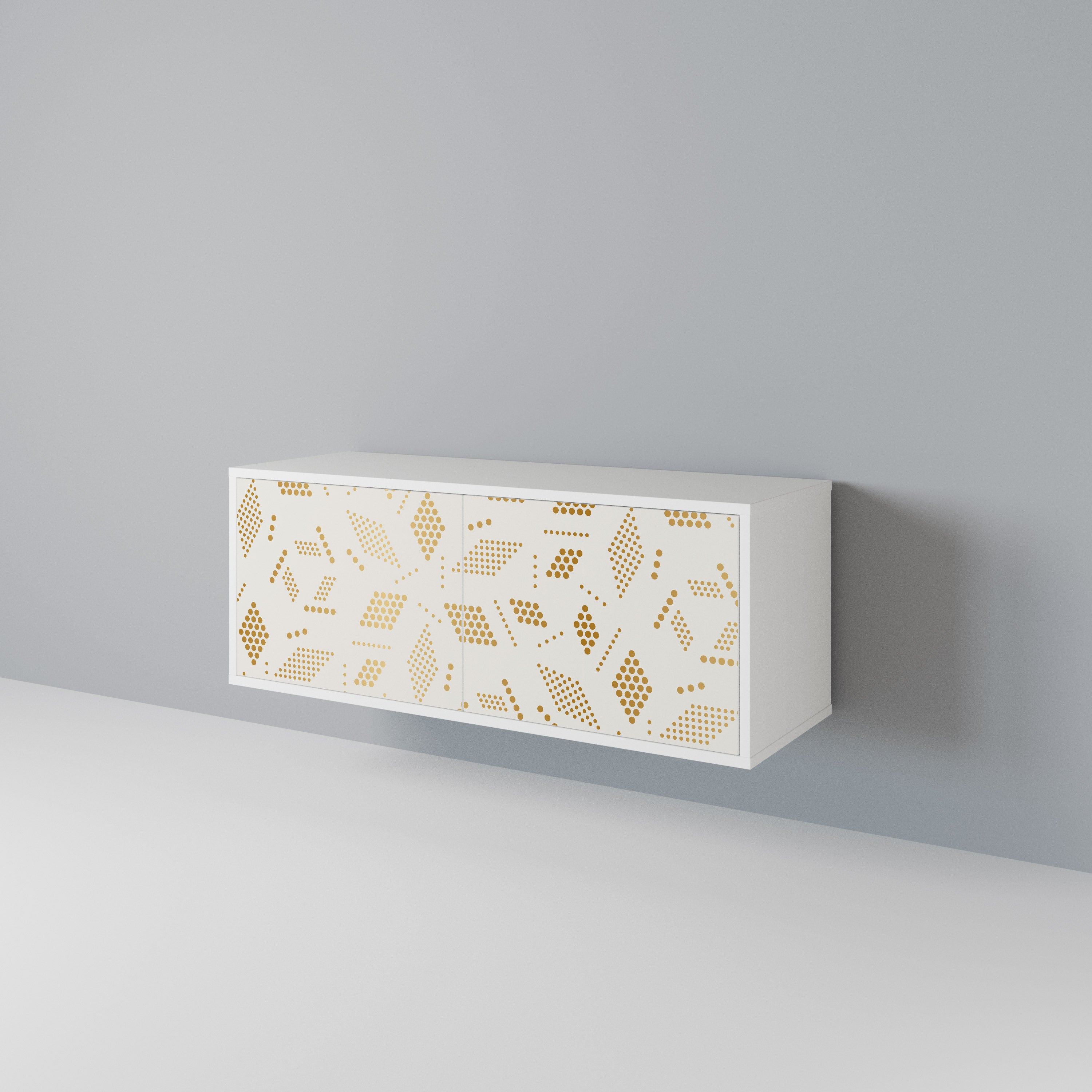SPOTTED DAZE Mueble de TV Compacto de 2 puertas