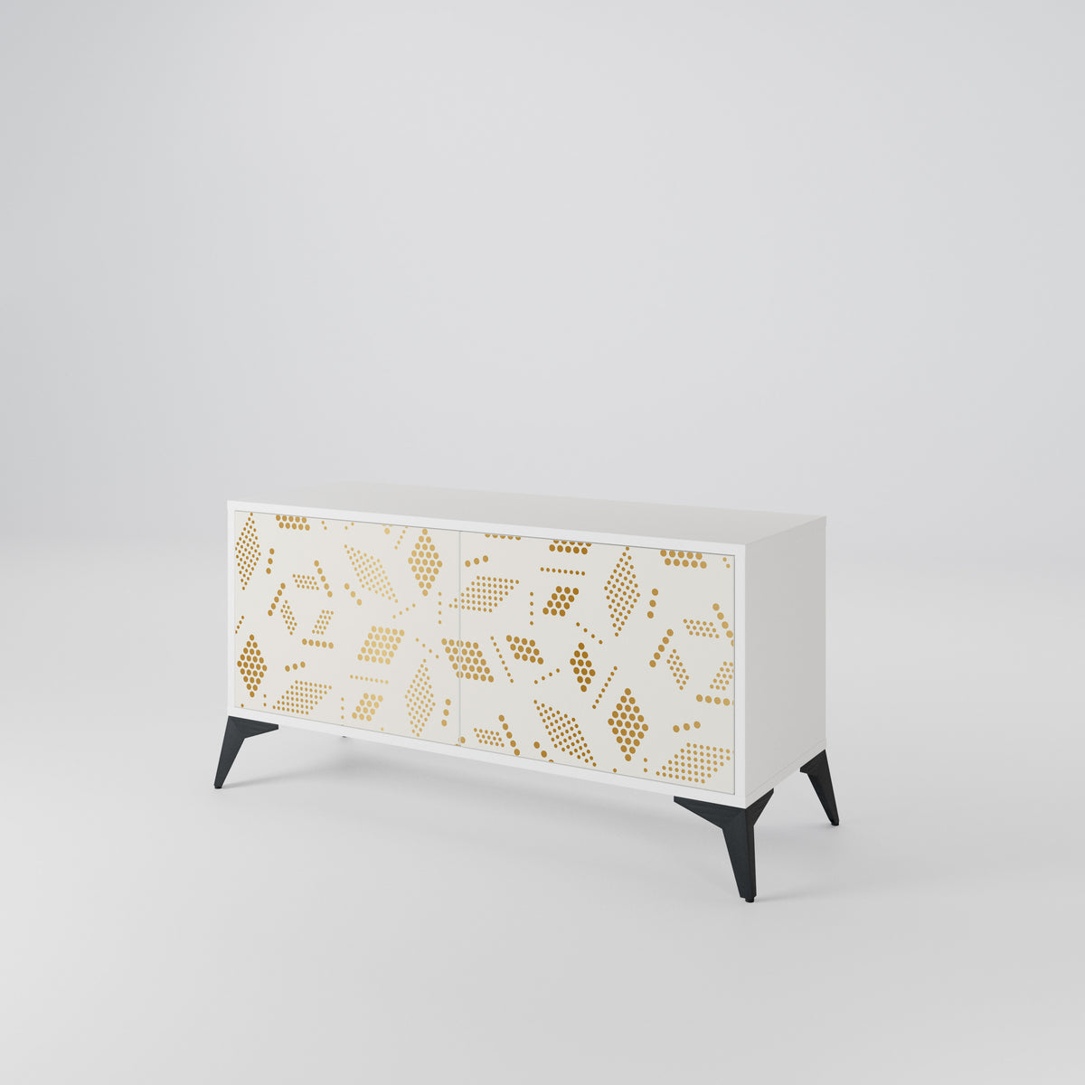 SPOTTED DAZE Mueble de TV Compacto de 2 puertas
