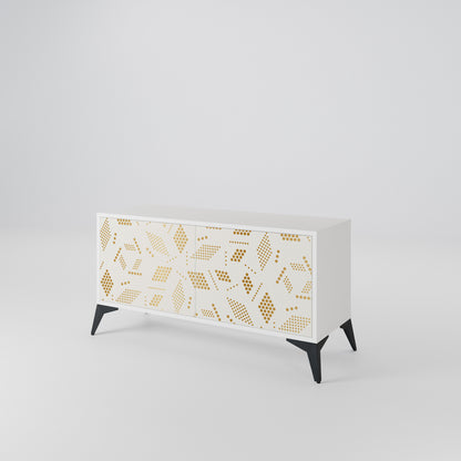 SPOTTED DAZE Mueble de TV Compacto de 2 puertas