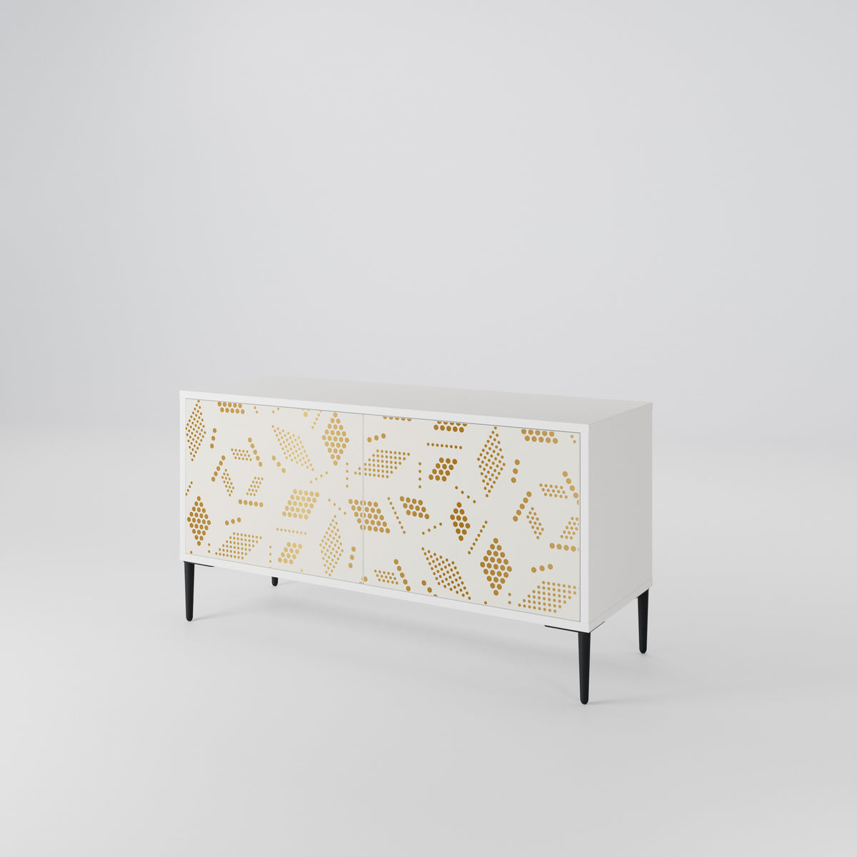 SPOTTED DAZE Mueble de TV Compacto de 2 puertas