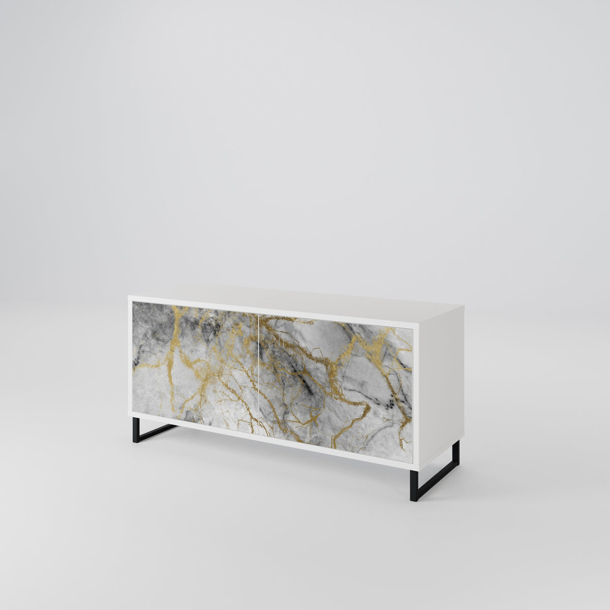 TIMELESS GLIDE Mueble de TV Compacto de 2 puertas