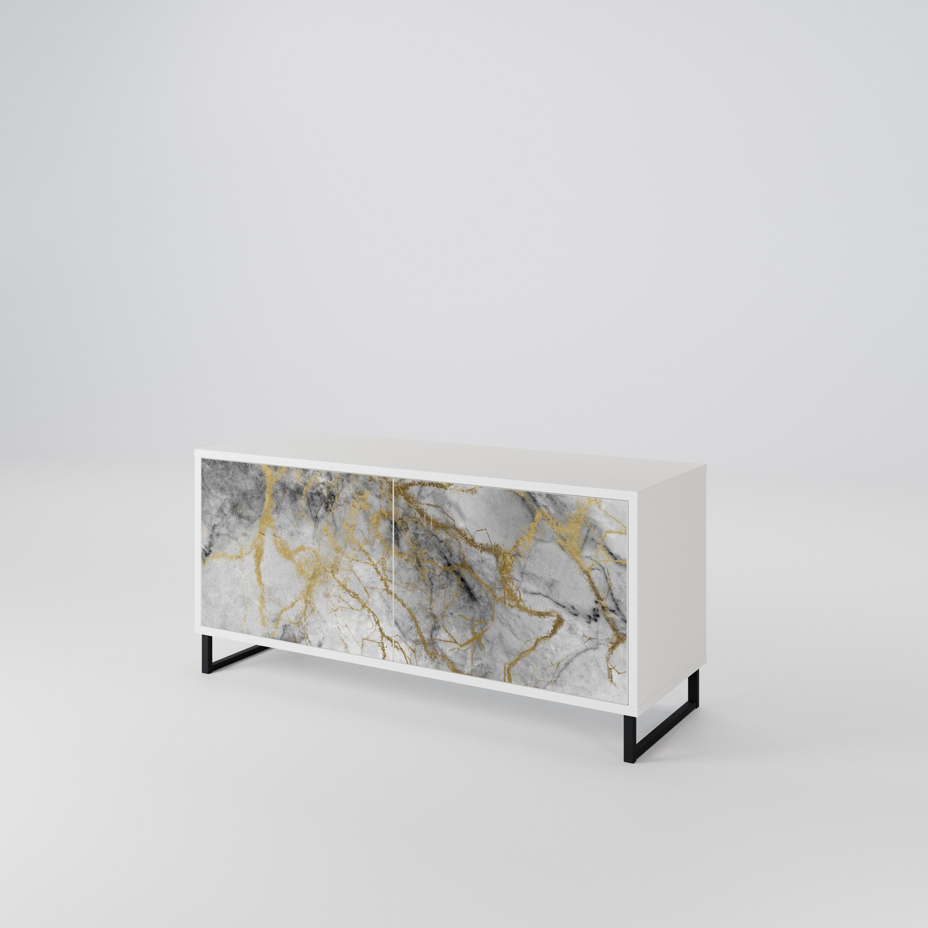 TIMELESS GLIDE Mueble de TV Compacto de 2 puertas