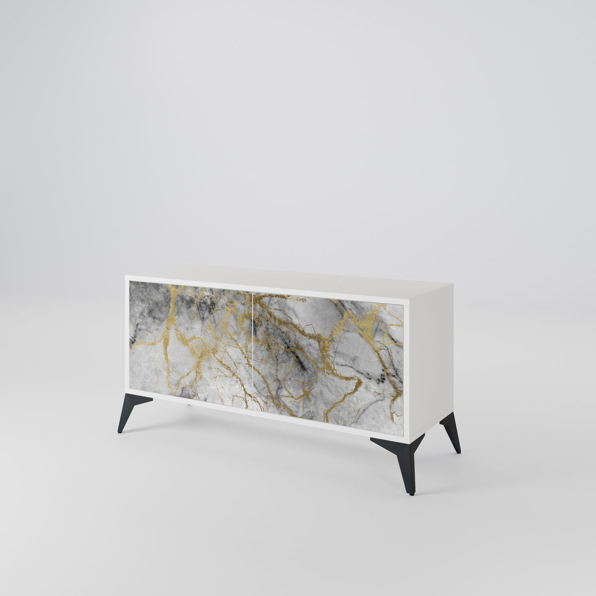 TIMELESS GLIDE Mueble de TV Compacto de 2 puertas