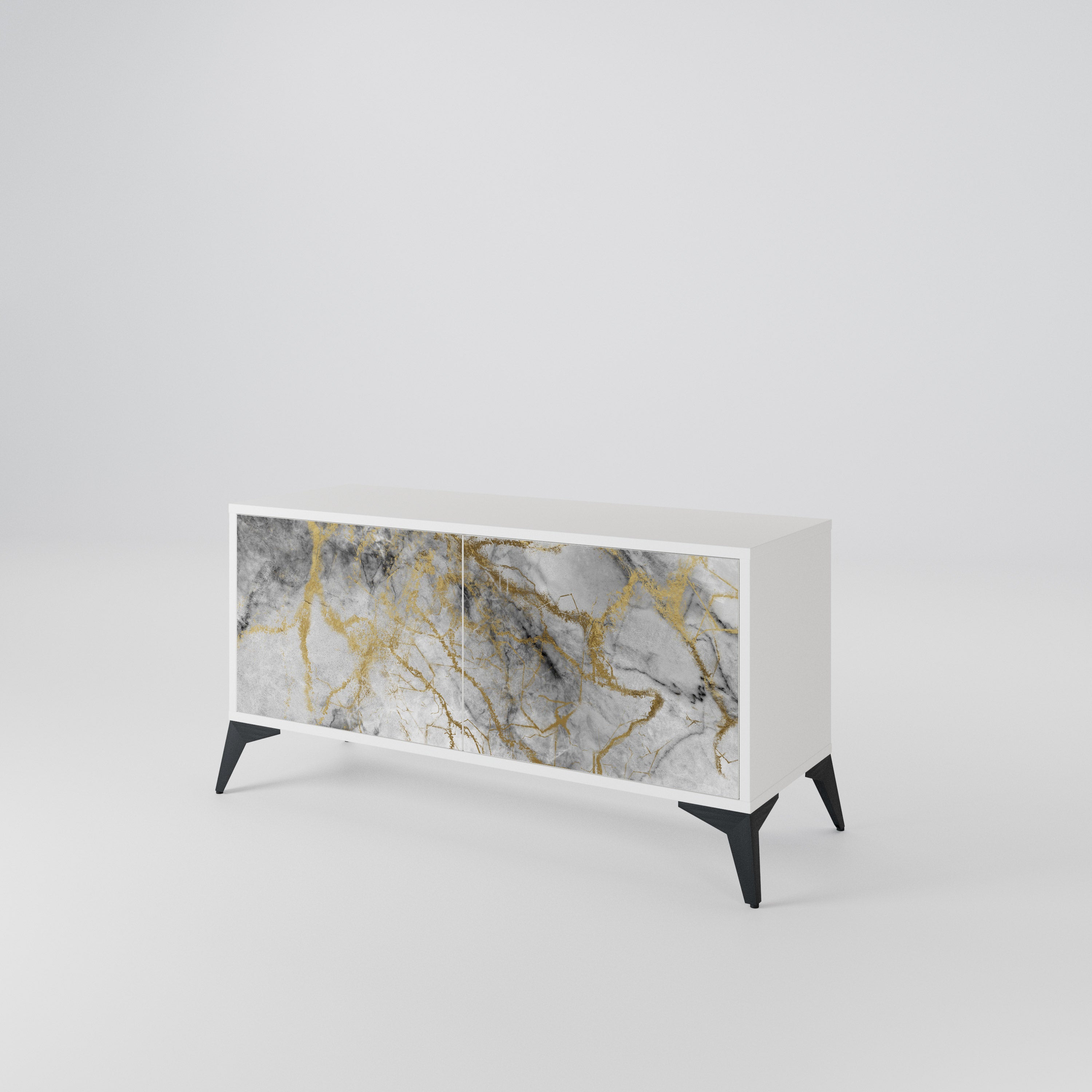 TIMELESS GLIDE Mueble de TV Compacto de 2 puertas
