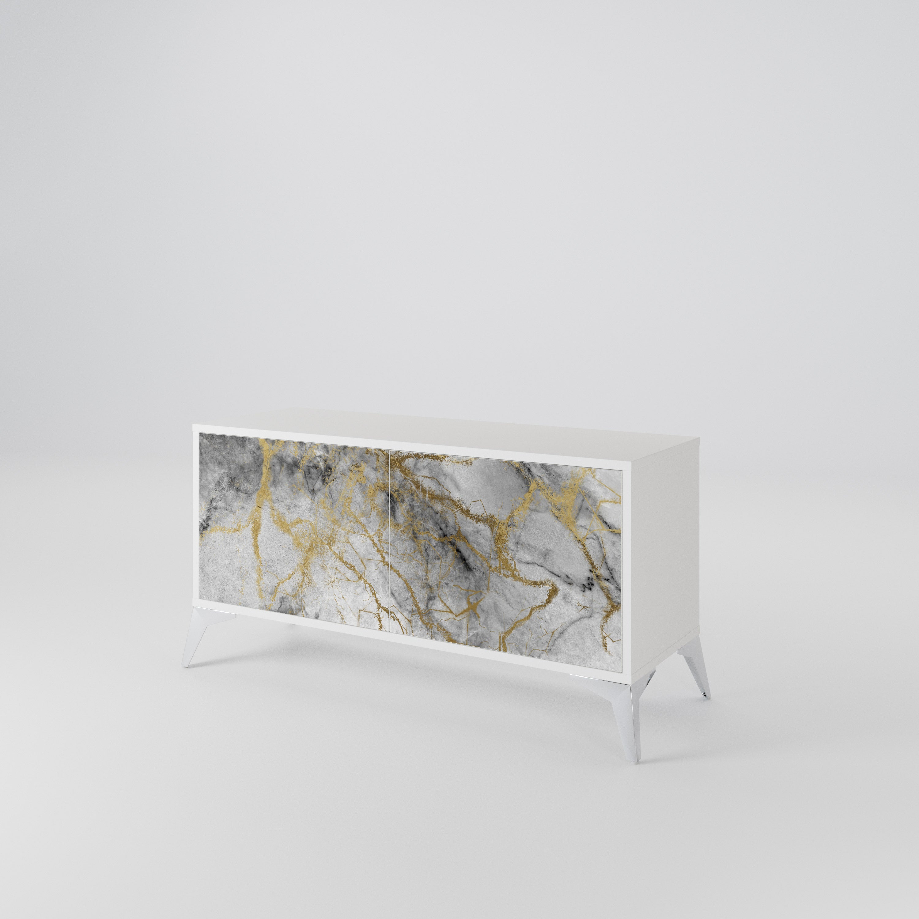 TIMELESS GLIDE Mueble de TV Compacto de 2 puertas