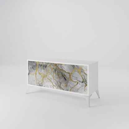 TIMELESS GLIDE Mueble de TV Compacto de 2 puertas
