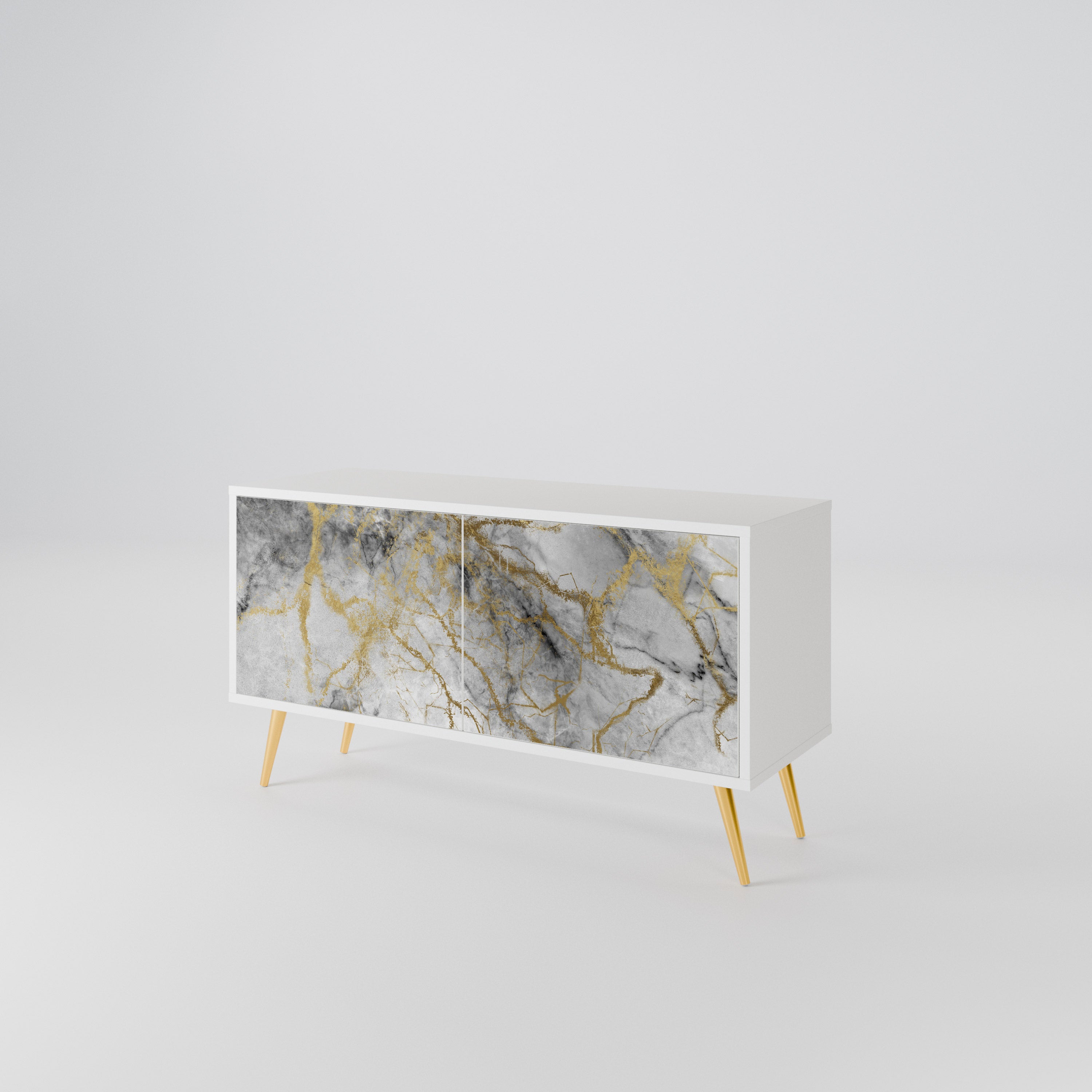 TIMELESS GLIDE Mueble de TV Compacto de 2 puertas