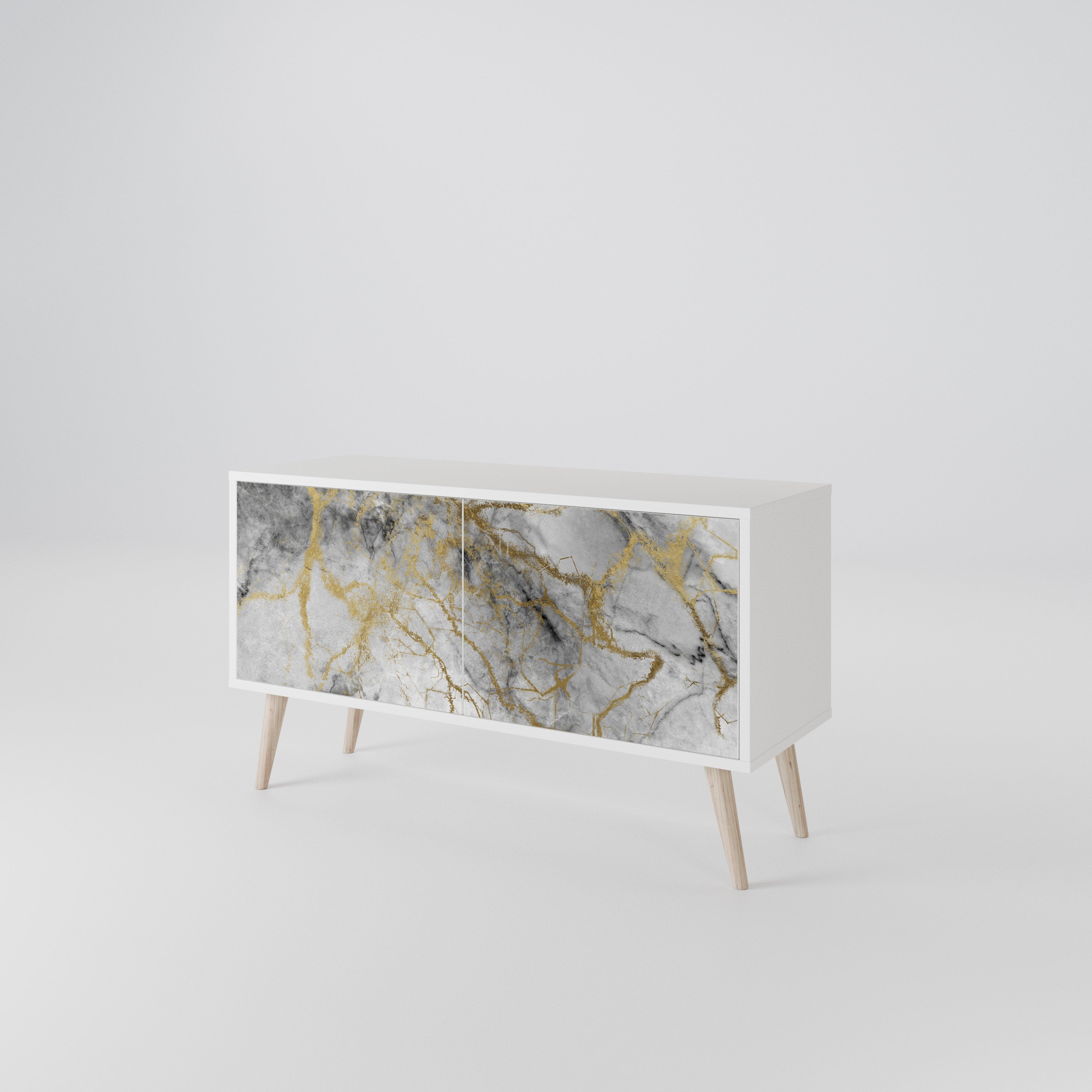 TIMELESS GLIDE Mueble de TV Compacto de 2 puertas