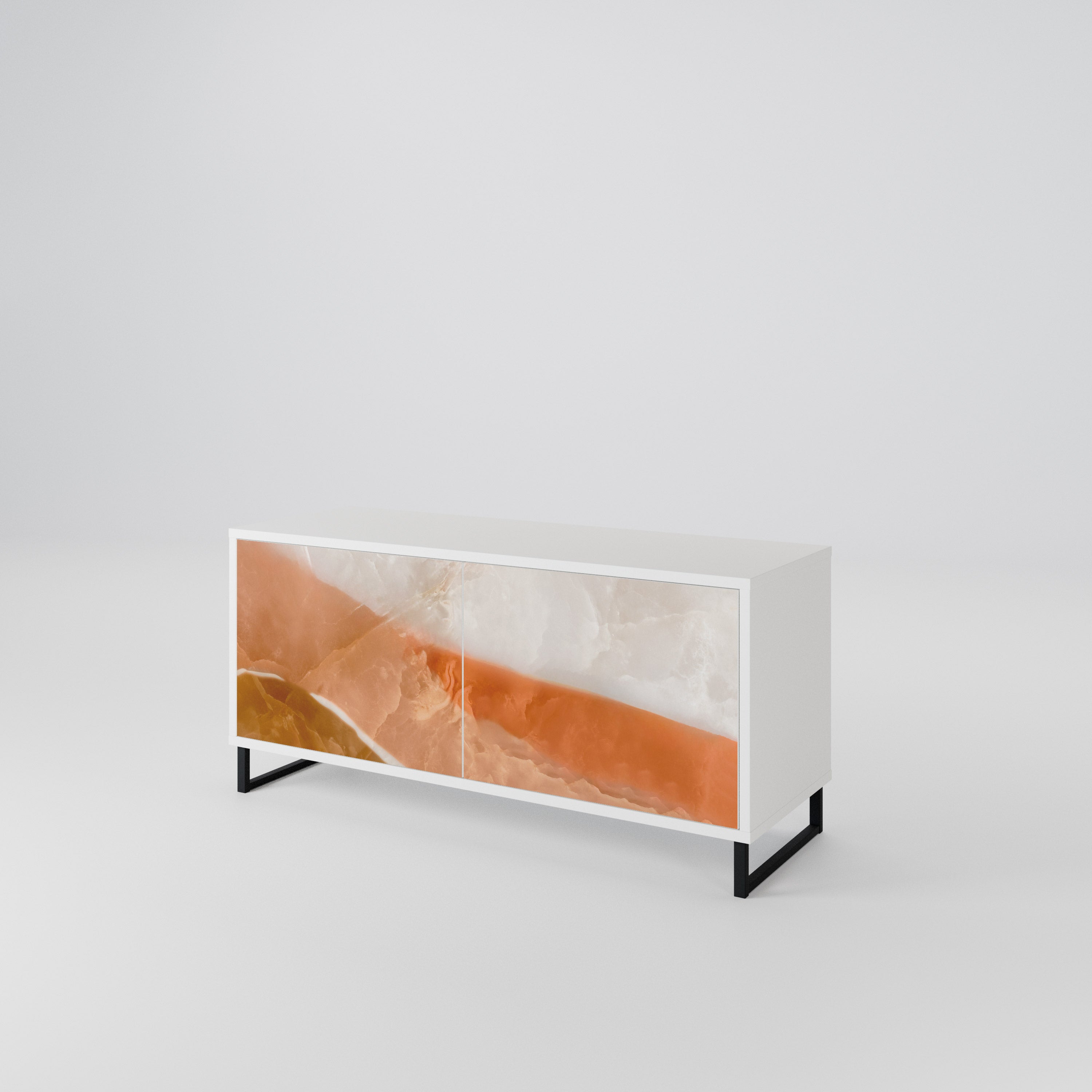 SANDHILLS SPLENDOUR Mueble de TV Compacto de 2 puertas