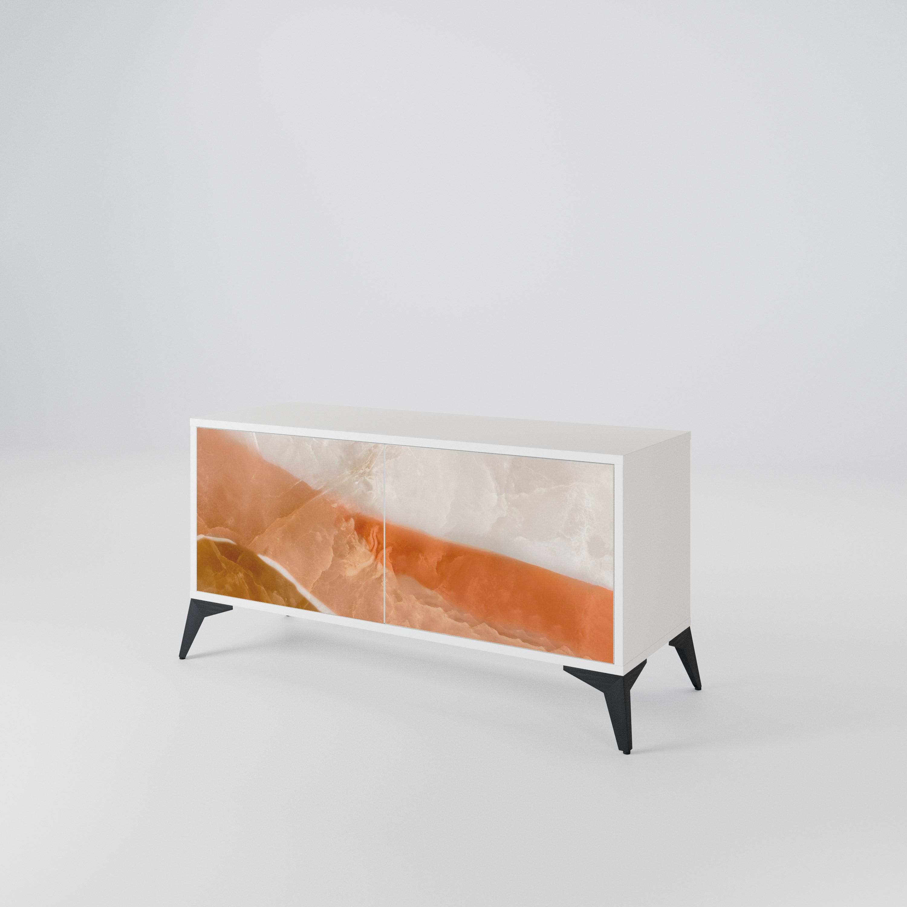 SANDHILLS SPLENDOUR Mueble de TV Compacto de 2 puertas