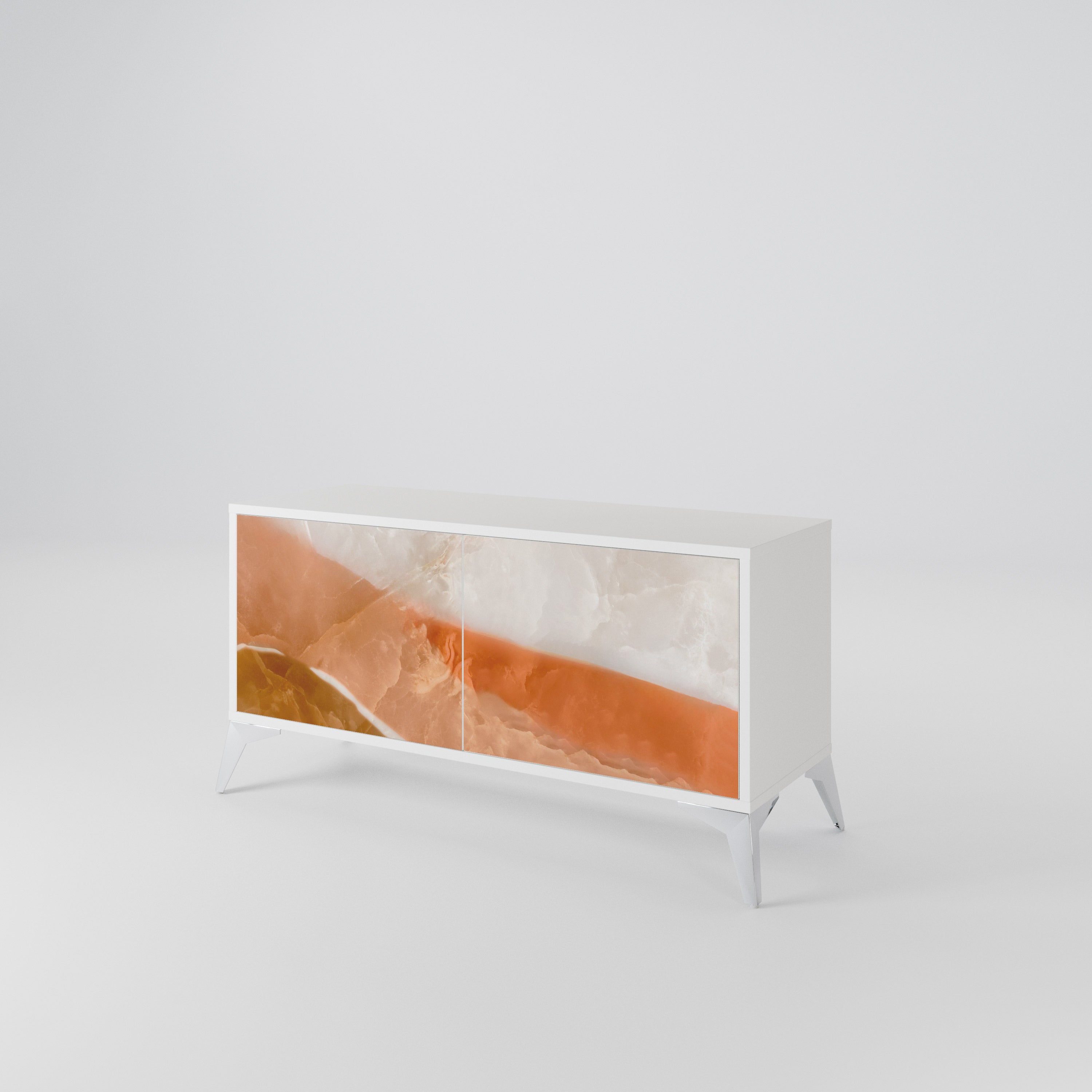 SANDHILLS SPLENDOUR Mueble de TV Compacto de 2 puertas