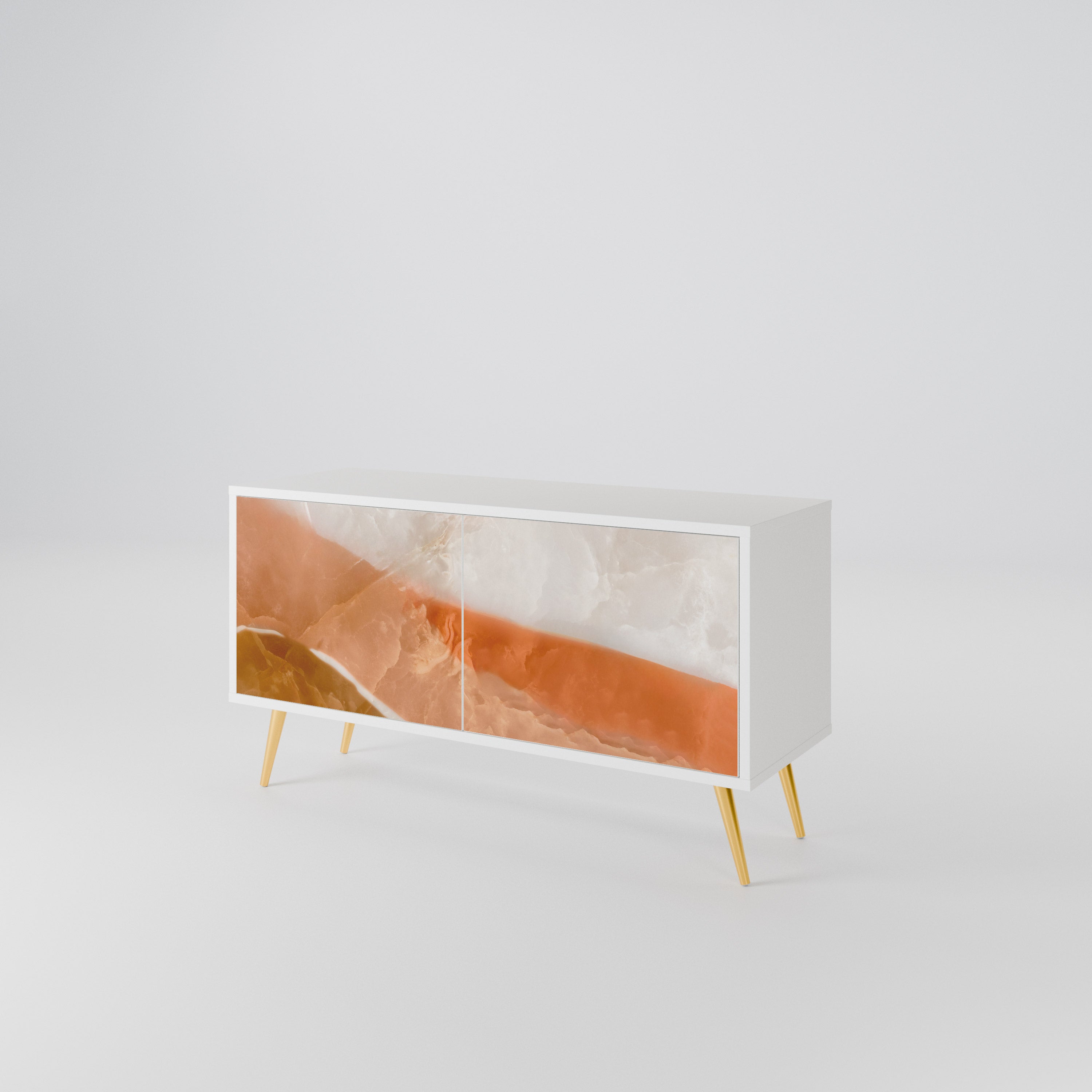 SANDHILLS SPLENDOUR Mueble de TV Compacto de 2 puertas