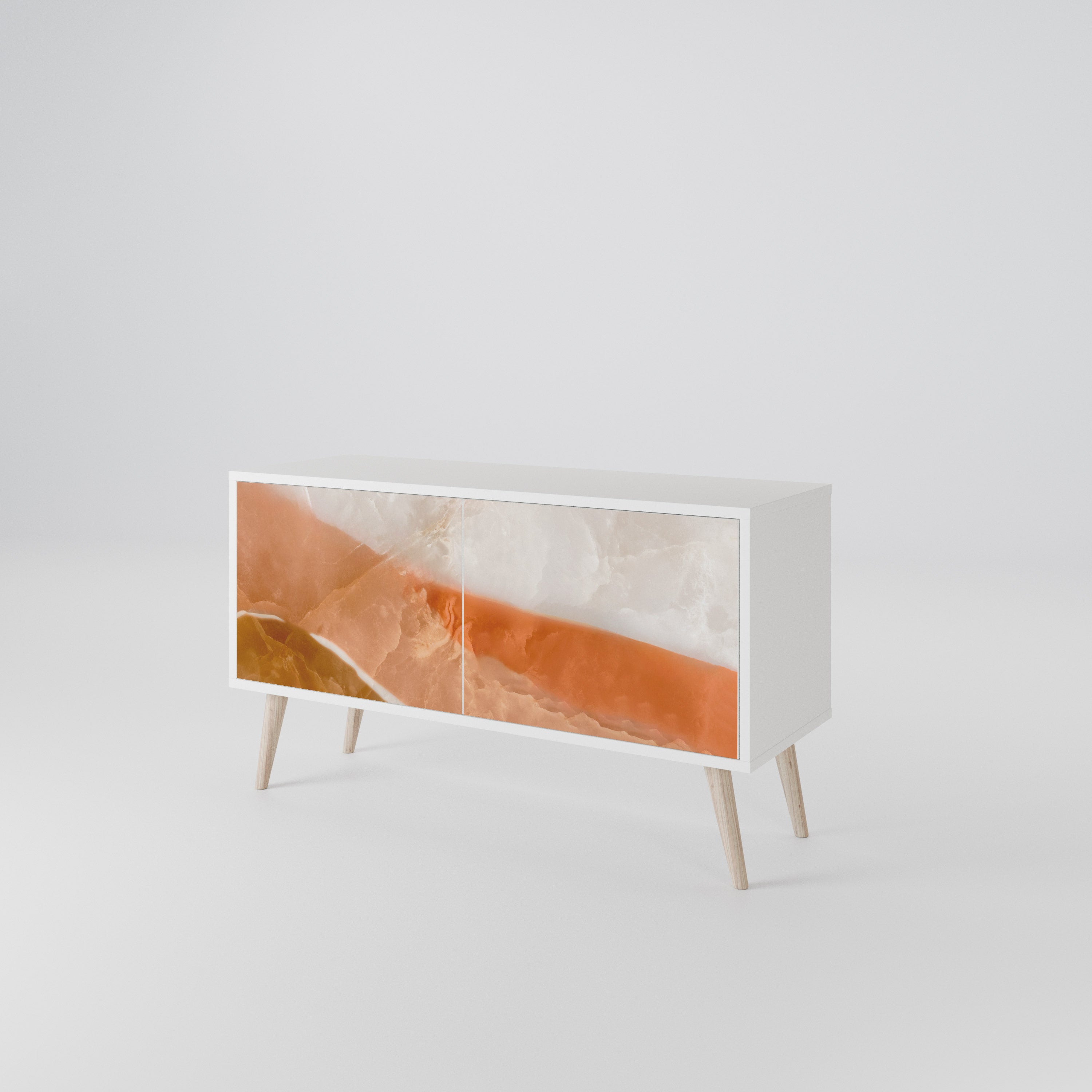 SANDHILLS SPLENDOUR Mueble de TV Compacto de 2 puertas