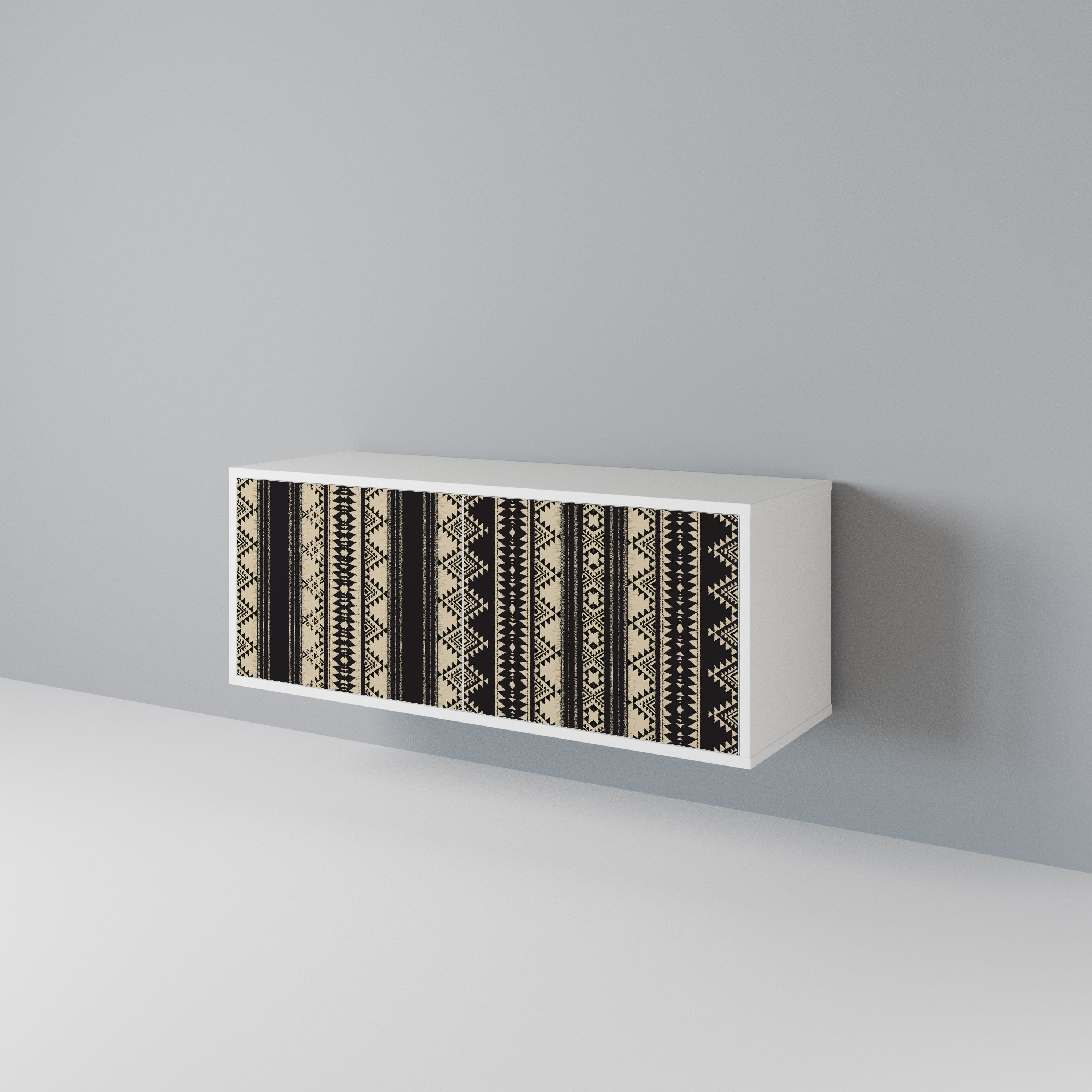 AZTEC Mueble de TV Compacto de 2 puertas