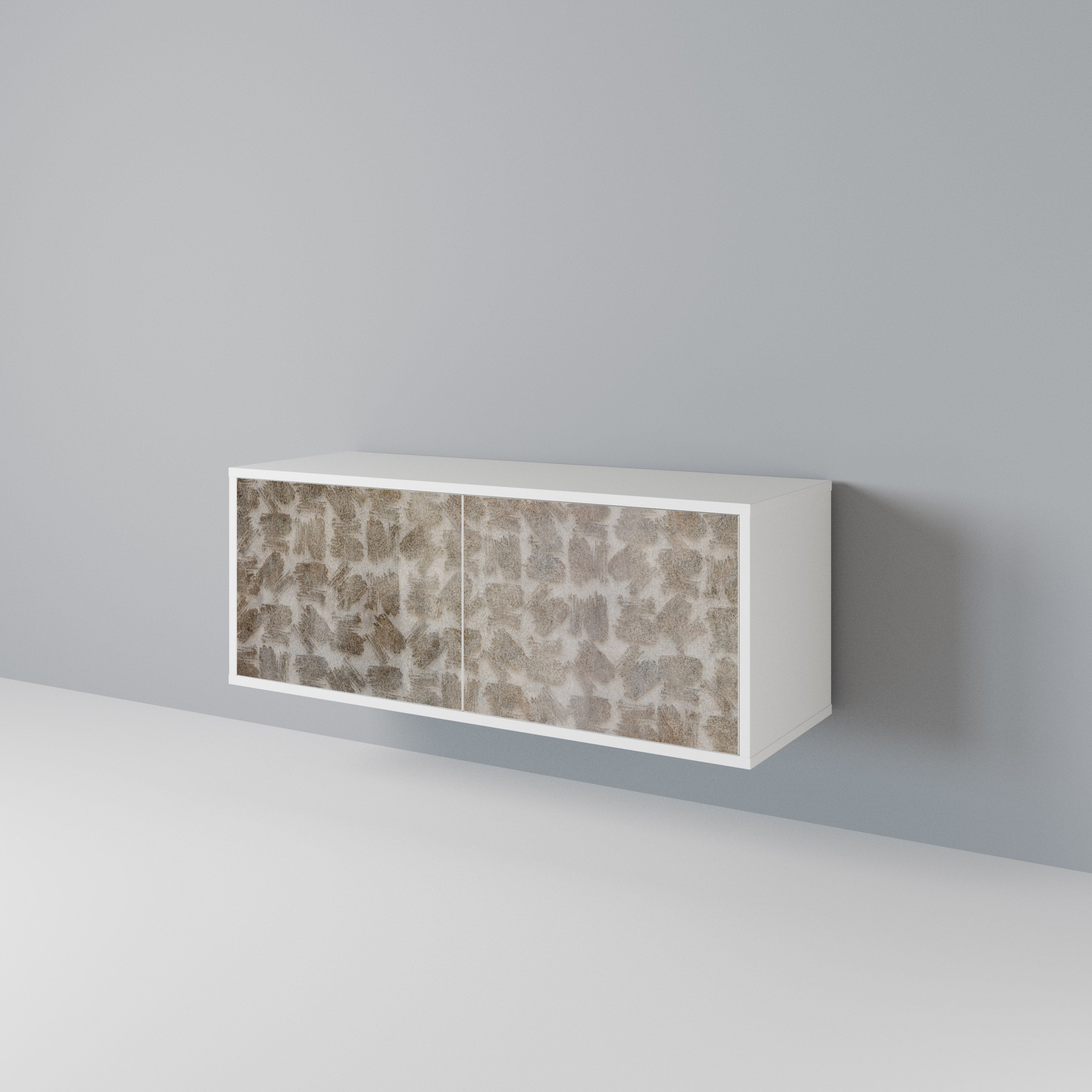 SLIGHTLY BLURRED Mueble de TV Compacto de 2 puertas