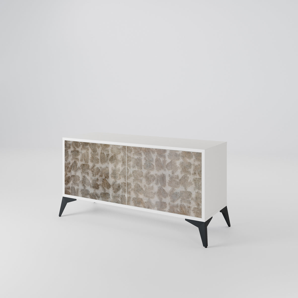 SLIGHTLY BLURRED Mueble de TV Compacto de 2 puertas