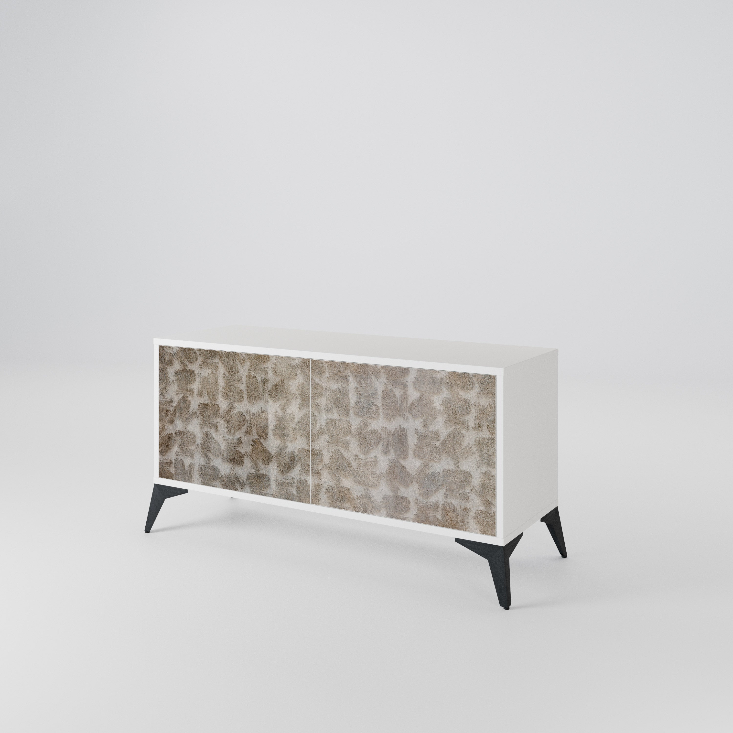 SLIGHTLY BLURRED Mueble de TV Compacto de 2 puertas