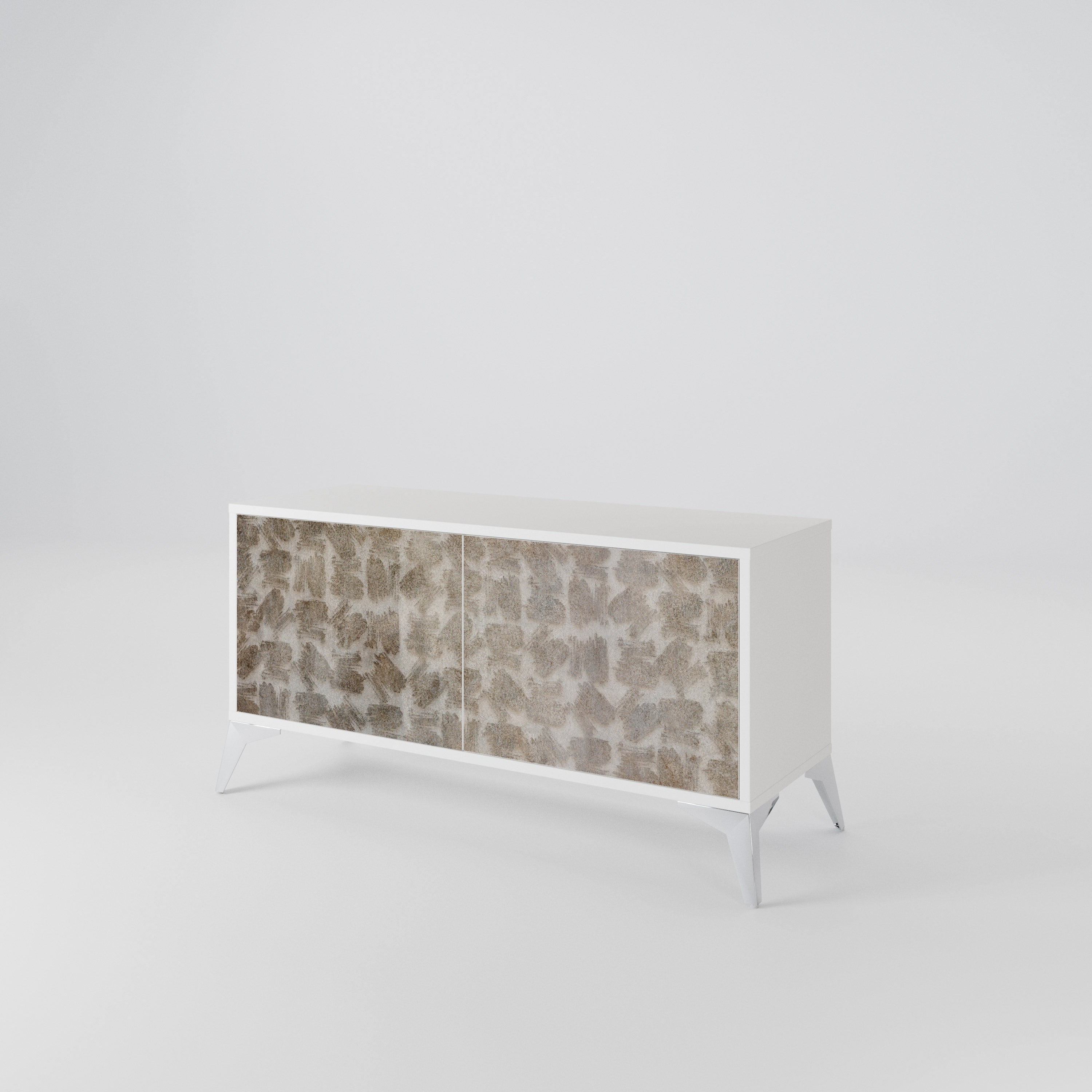 SLIGHTLY BLURRED Mueble de TV Compacto de 2 puertas
