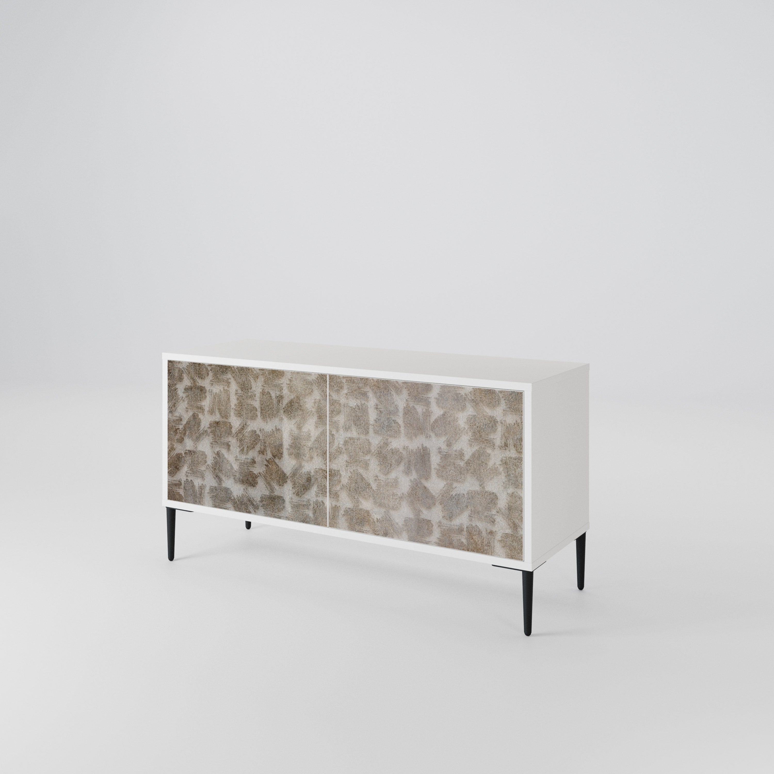 SLIGHTLY BLURRED Mueble de TV Compacto de 2 puertas