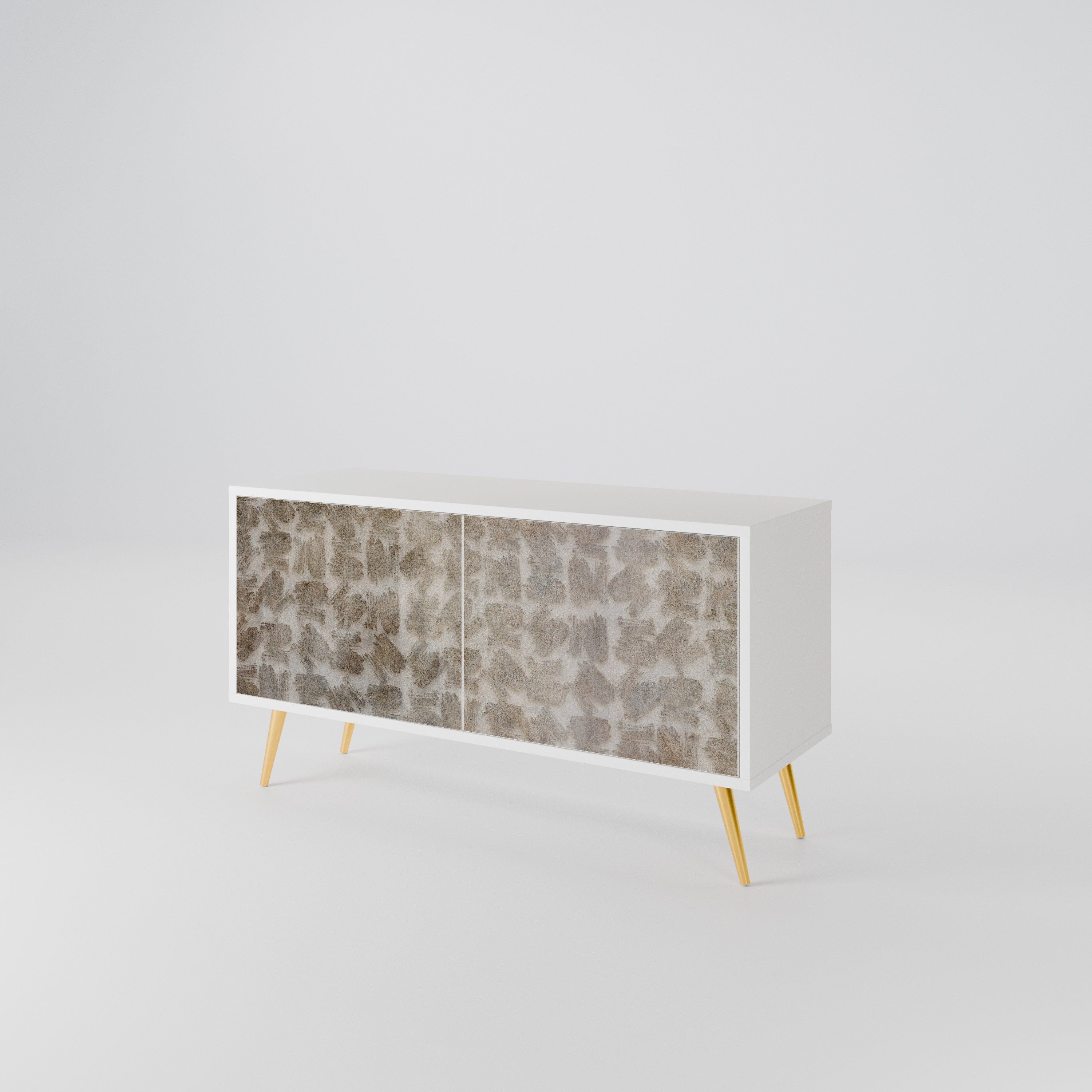 SLIGHTLY BLURRED Mueble de TV Compacto de 2 puertas
