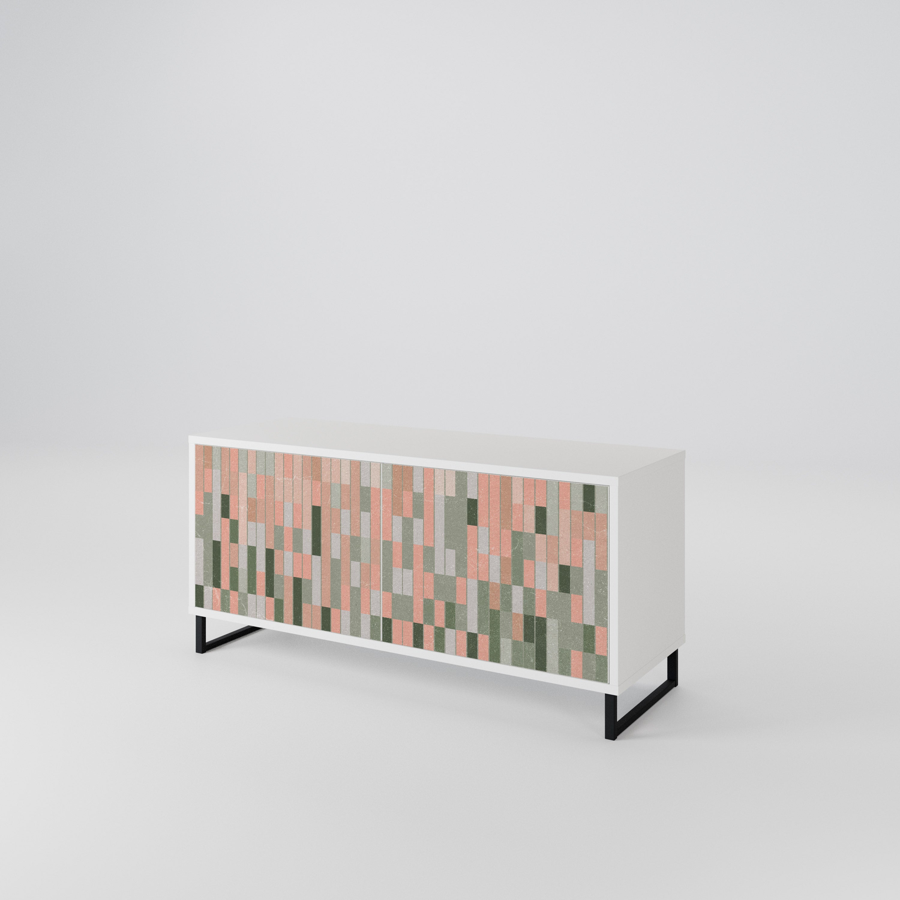 BUILDING THE FUTURE Mueble de TV Compacto de 2 puertas
