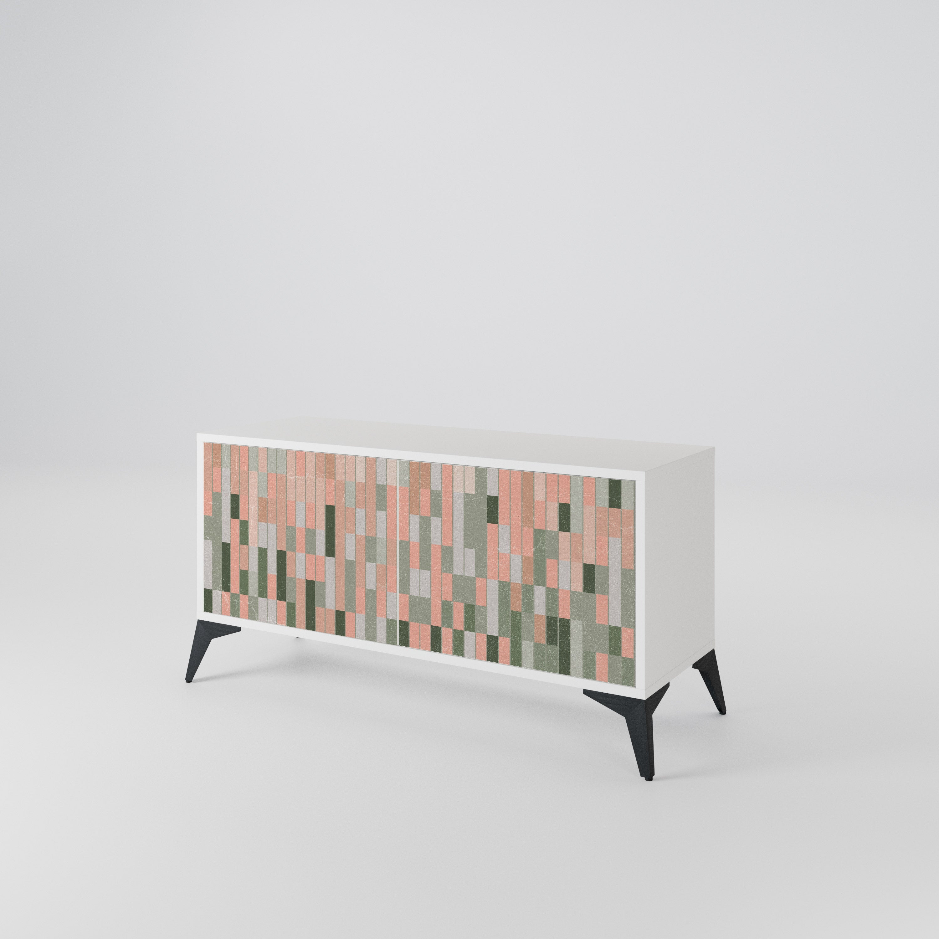 BUILDING THE FUTURE Mueble de TV Compacto de 2 puertas