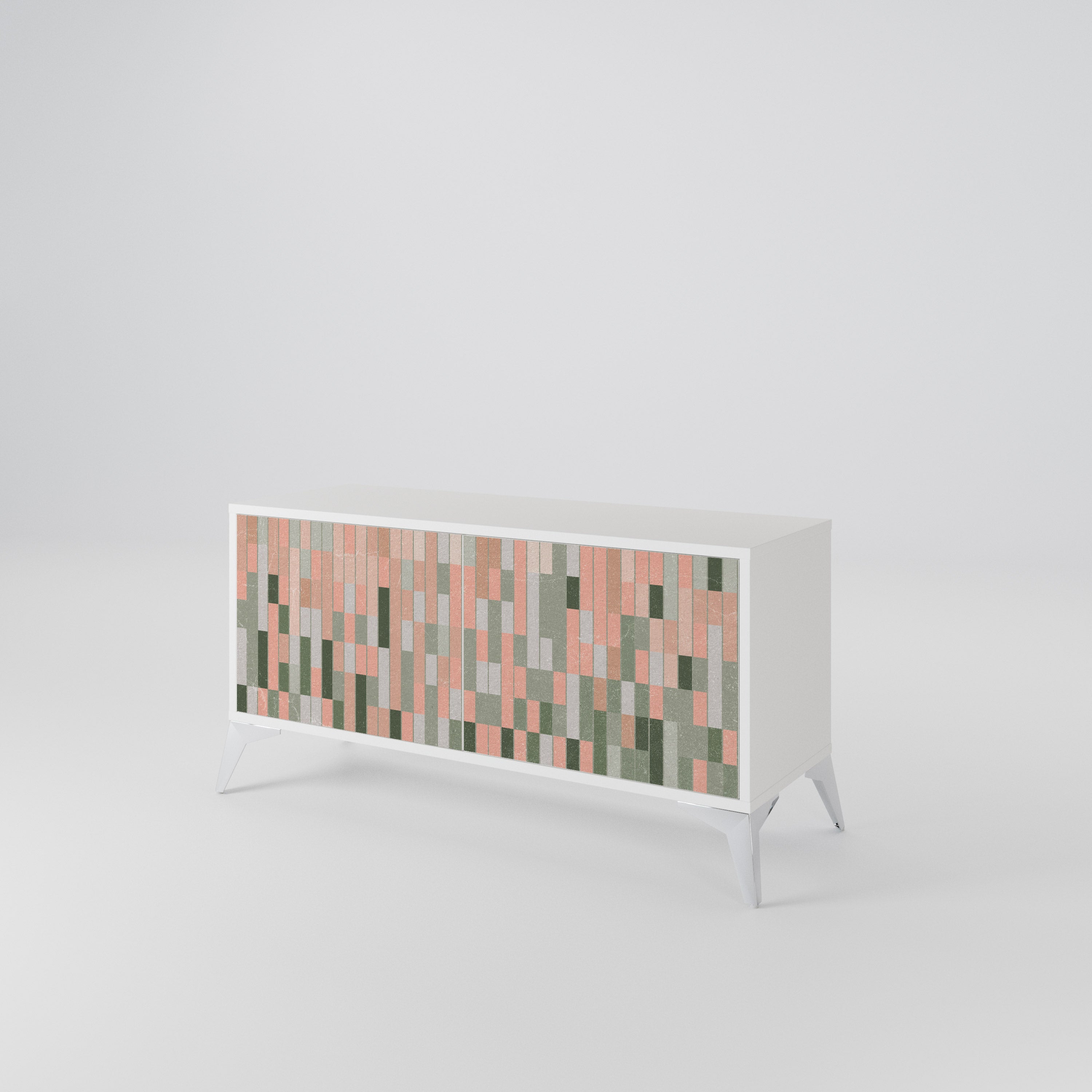 BUILDING THE FUTURE Mueble de TV Compacto de 2 puertas