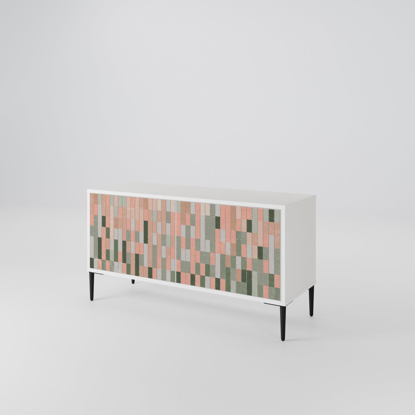 BUILDING THE FUTURE Compact 2-Door TV Cabinet