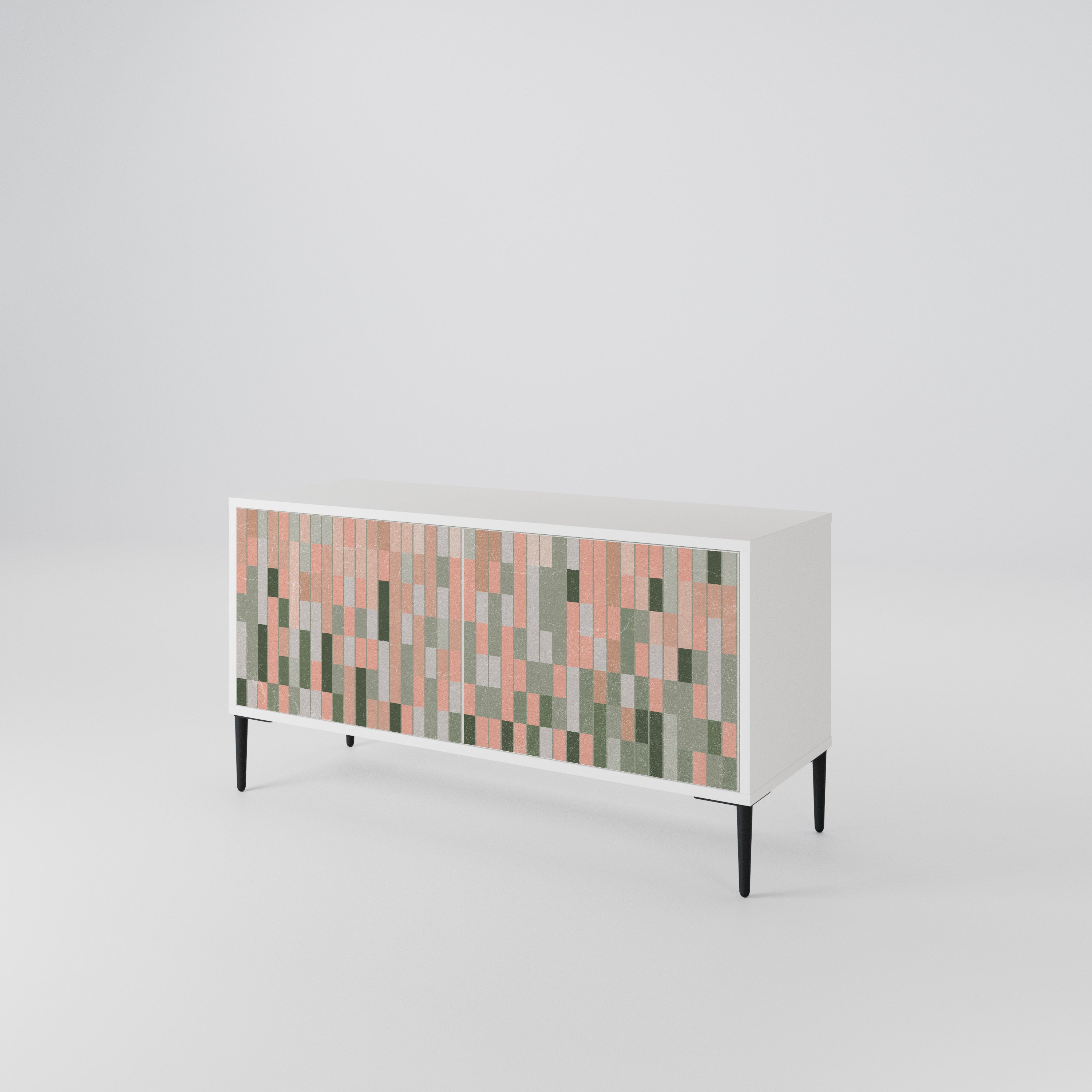 BUILDING THE FUTURE Mueble de TV Compacto de 2 puertas