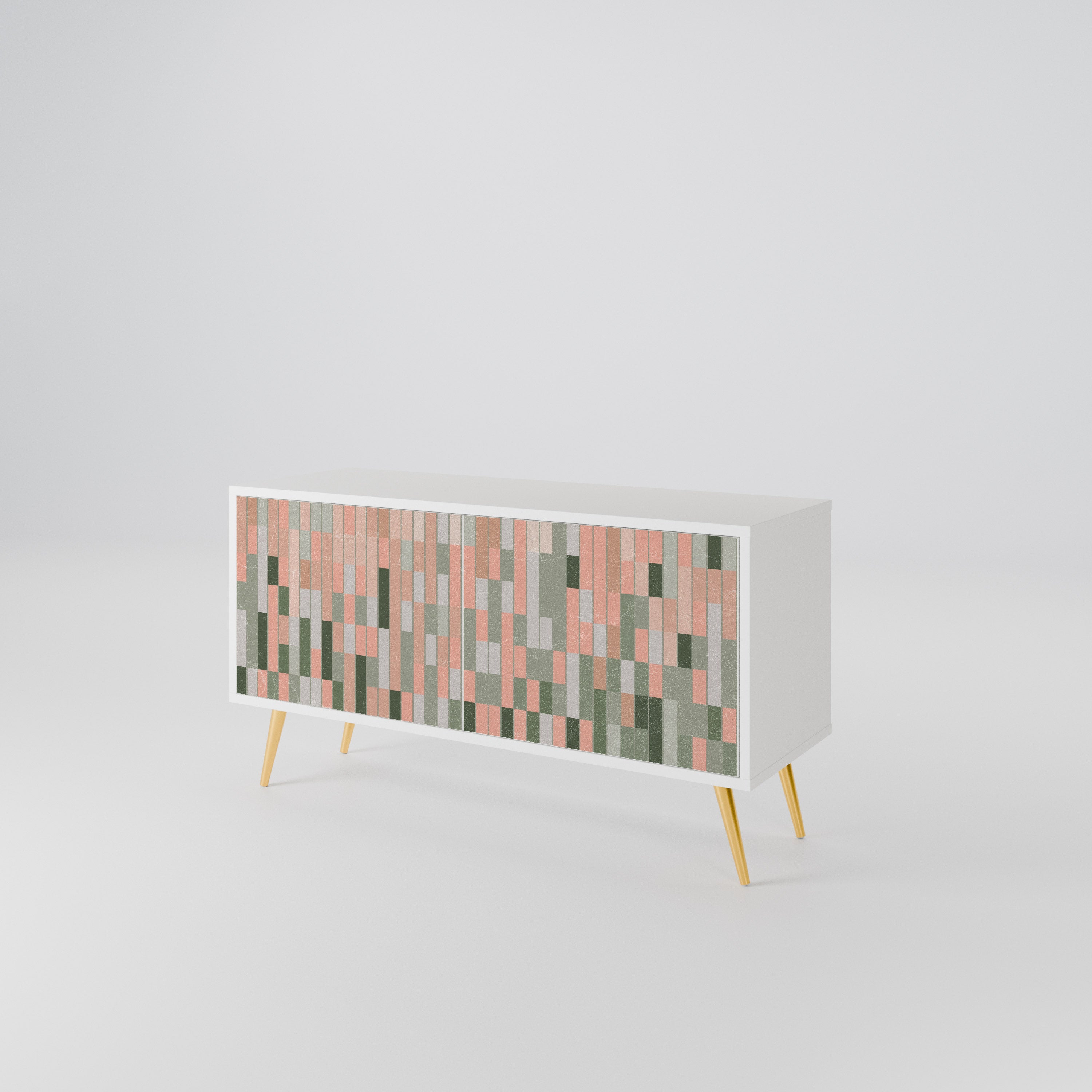 BUILDING THE FUTURE Mueble de TV Compacto de 2 puertas
