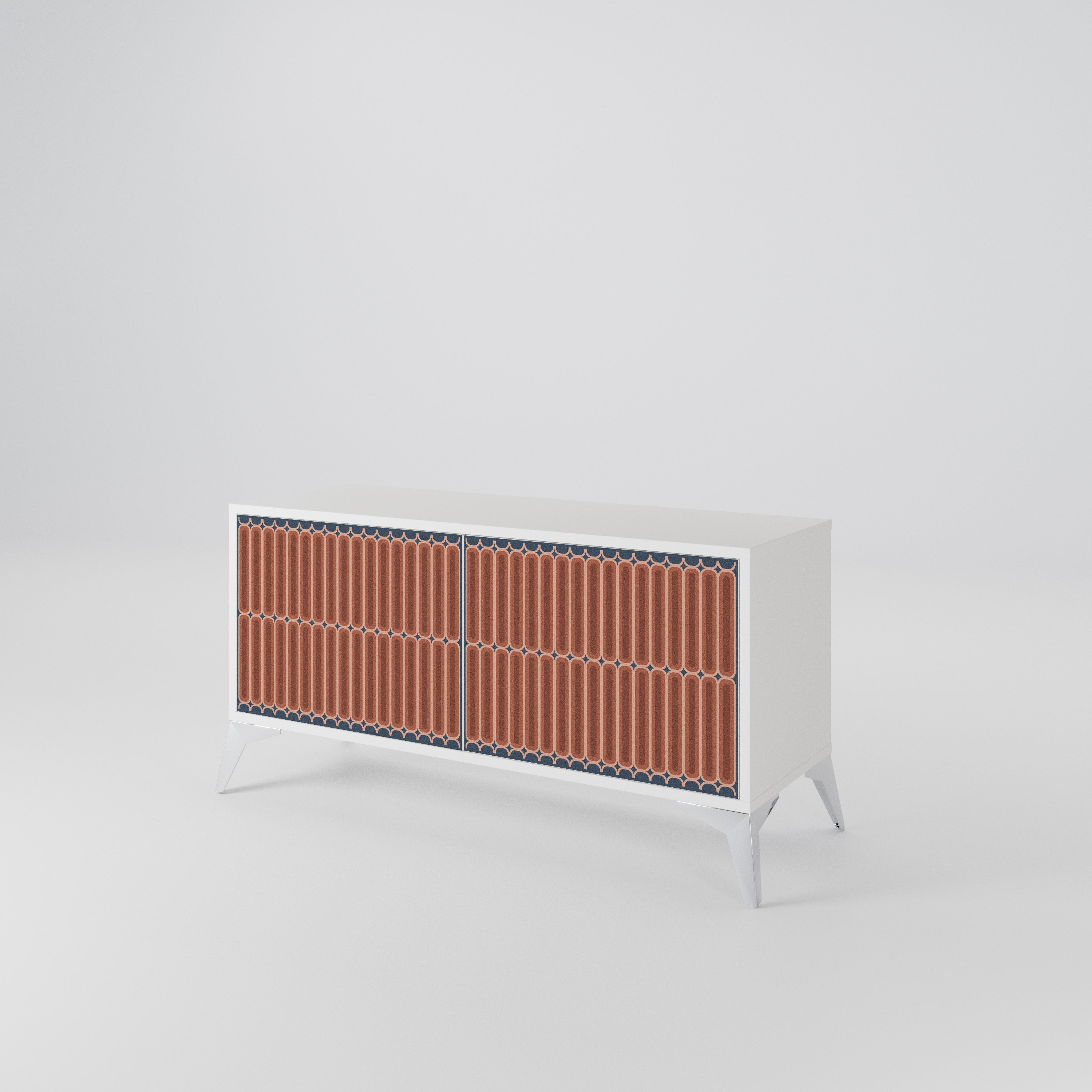 HYPNOTIC GATE Mueble de TV Compacto de 2 puertas