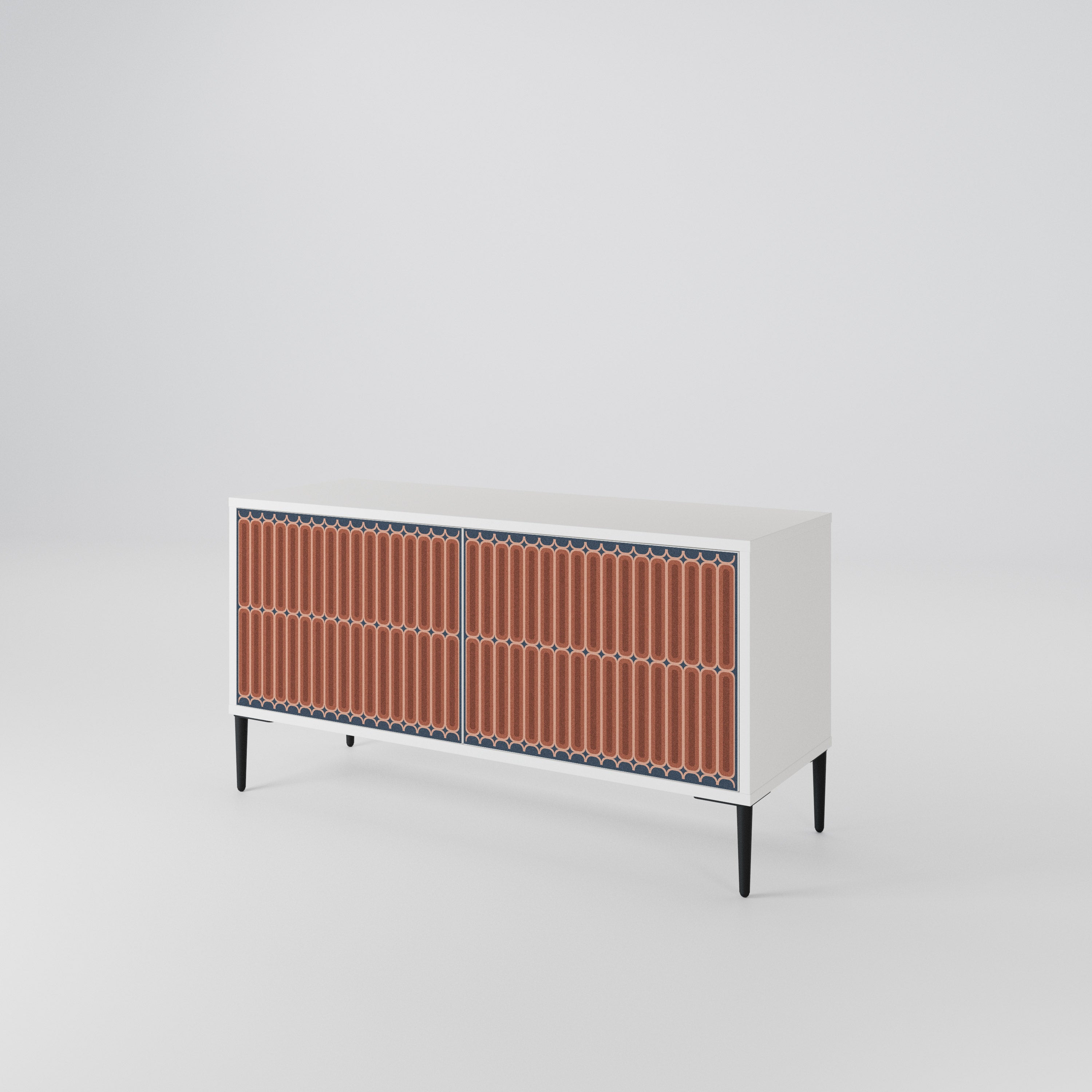 HYPNOTIC GATE Mueble de TV Compacto de 2 puertas