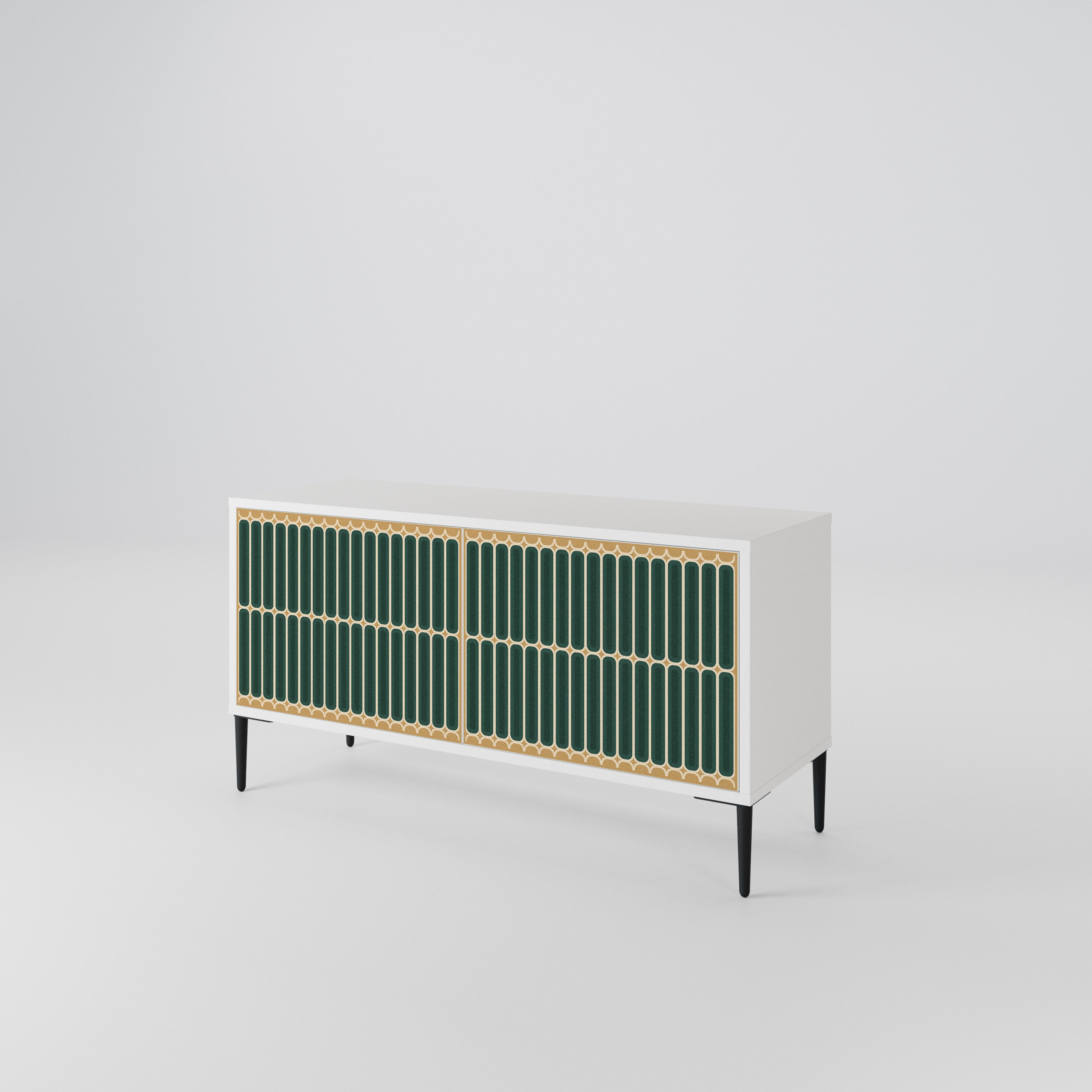 ILUSION GATE Mueble de TV Compacto de 2 puertas