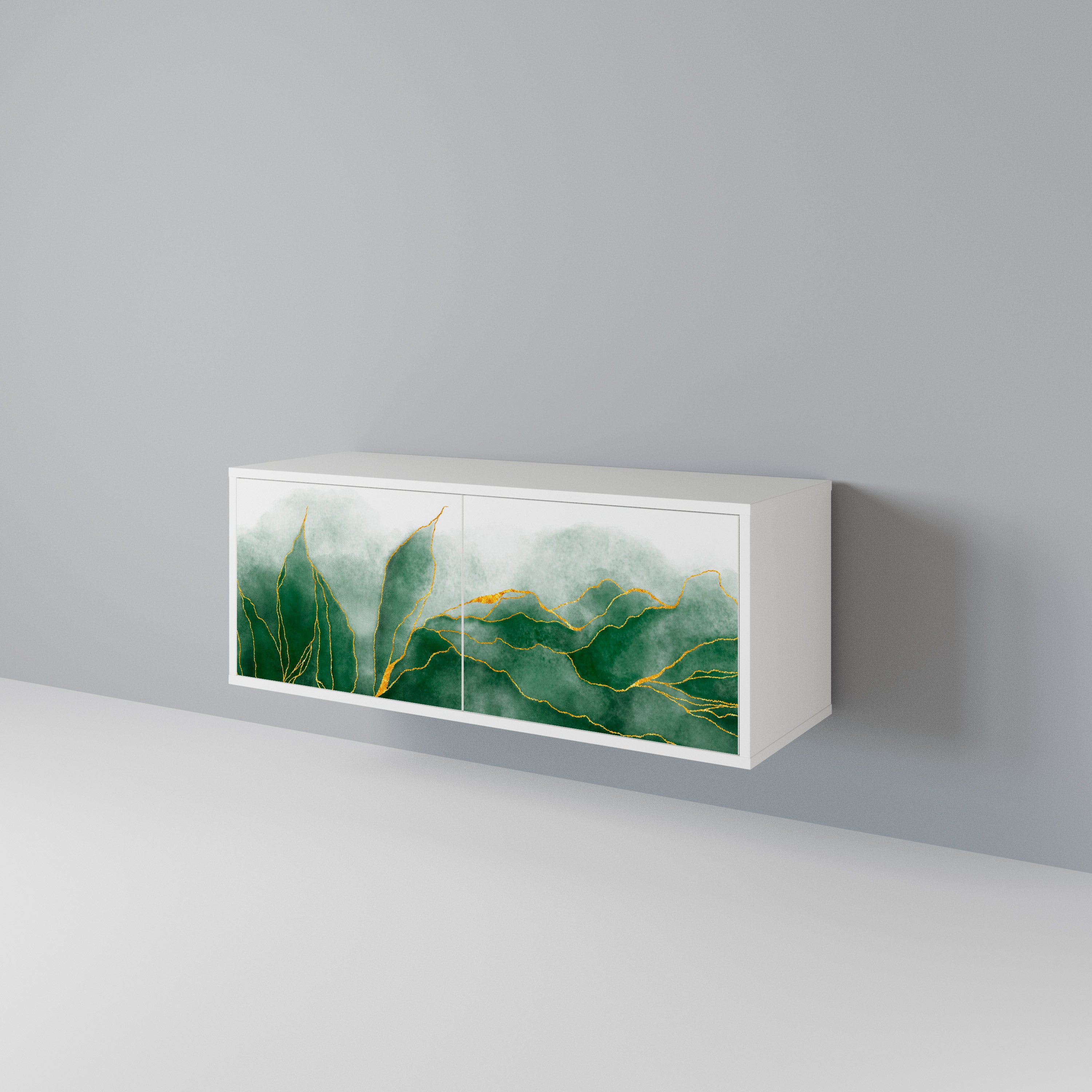 EXPENSIVE NATURE Mueble de TV Compacto de 2 puertas