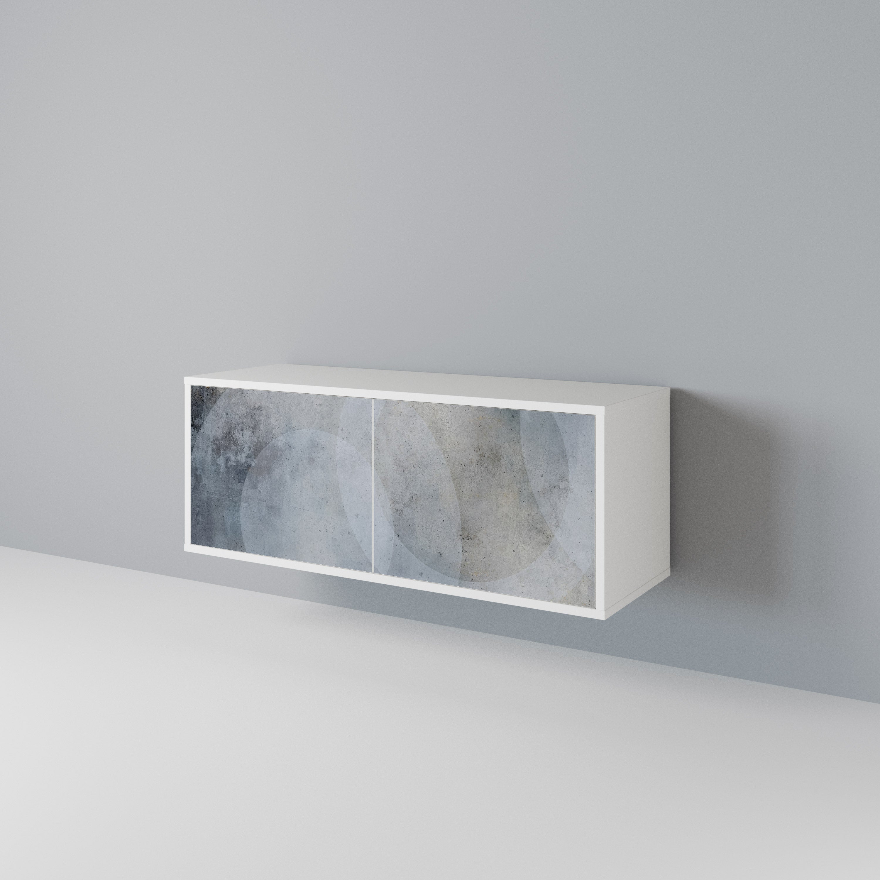 MUTED ARC Mueble de TV Compacto de 2 puertas