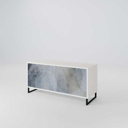 MUTED ARC Mueble de TV Compacto de 2 puertas