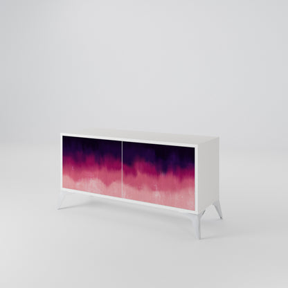 AURORA BOREALIS Mueble de TV Compacto de 2 puertas