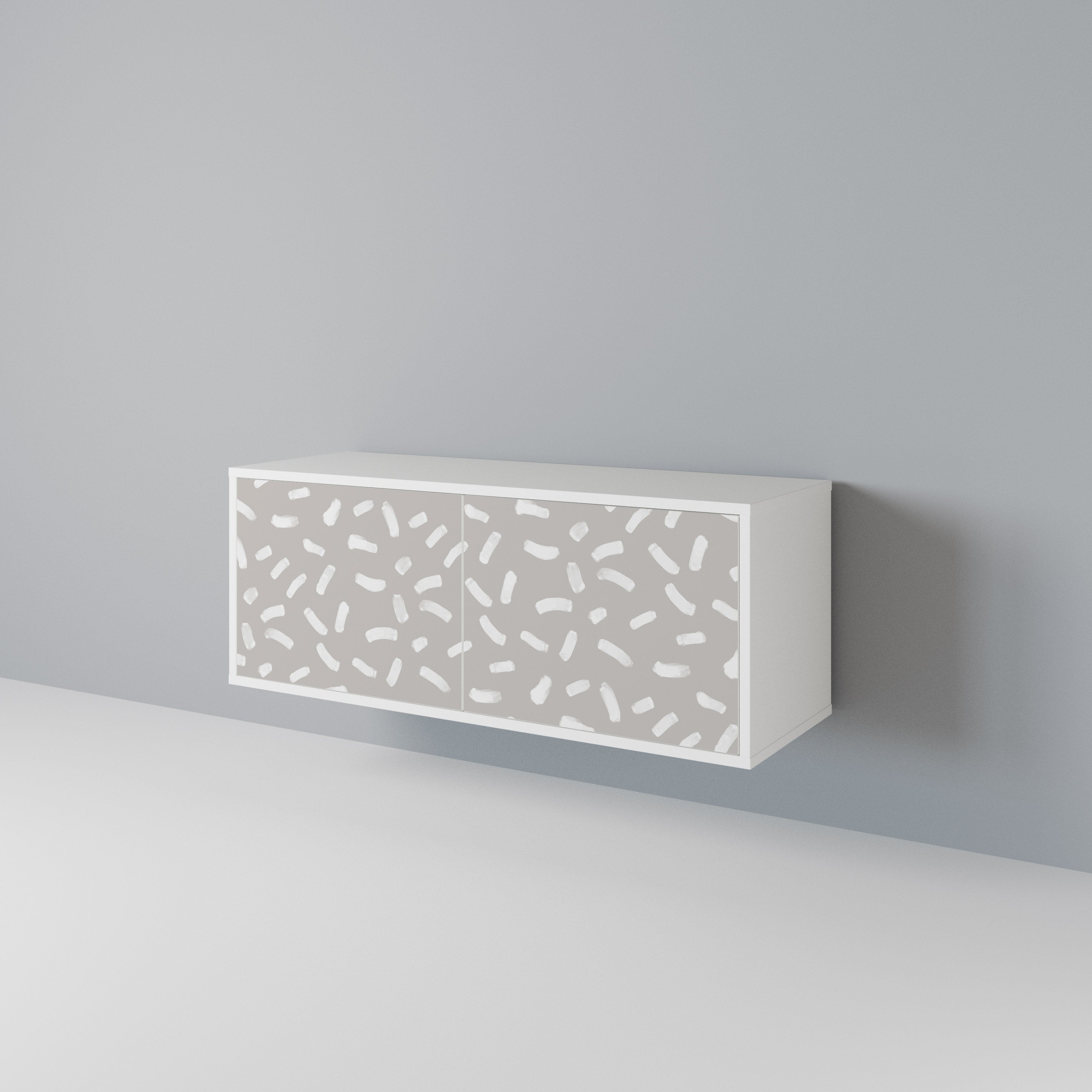 PASSING SECONDS Mueble de TV Compacto de 2 puertas