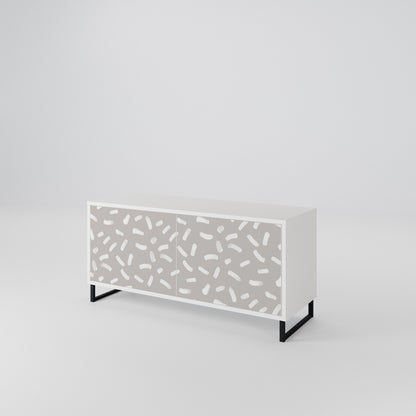 PASSING SECONDS Mueble de TV Compacto de 2 puertas