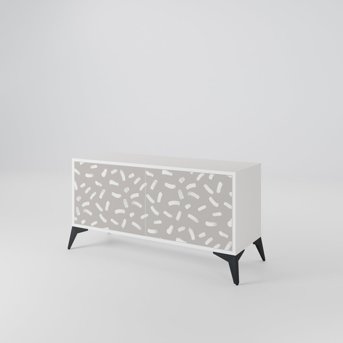 PASSING SECONDS Mueble de TV Compacto de 2 puertas