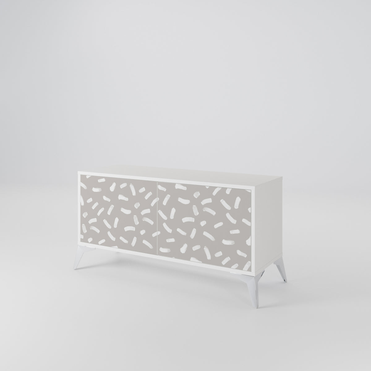 PASSING SECONDS Mueble de TV Compacto de 2 puertas