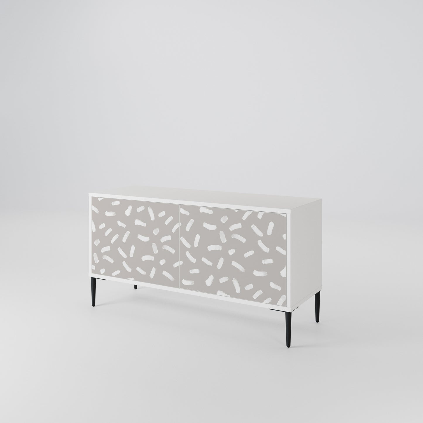 PASSING SECONDS Mueble de TV Compacto de 2 puertas